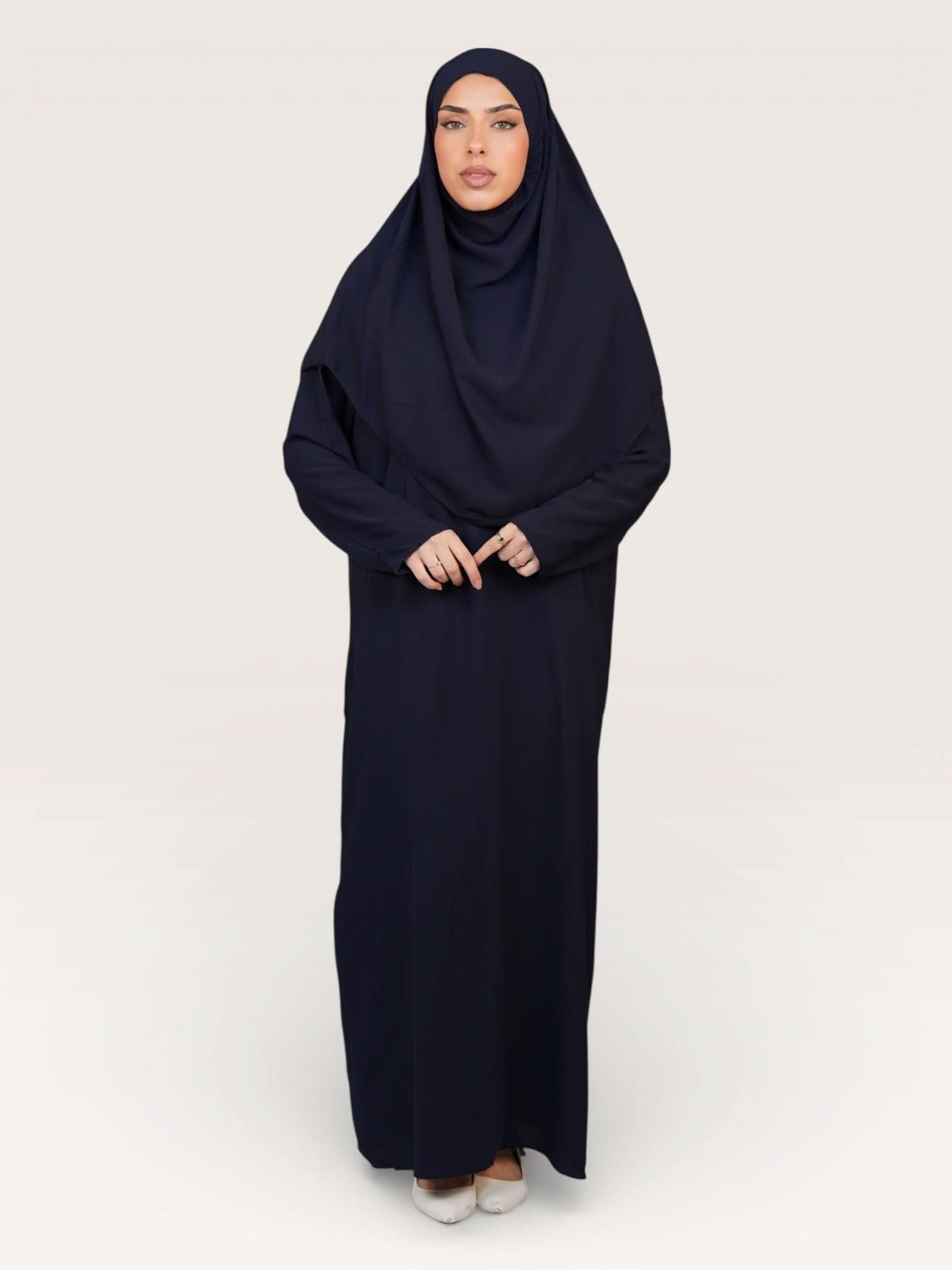prayer dress medina - navy - Losyana.Shop