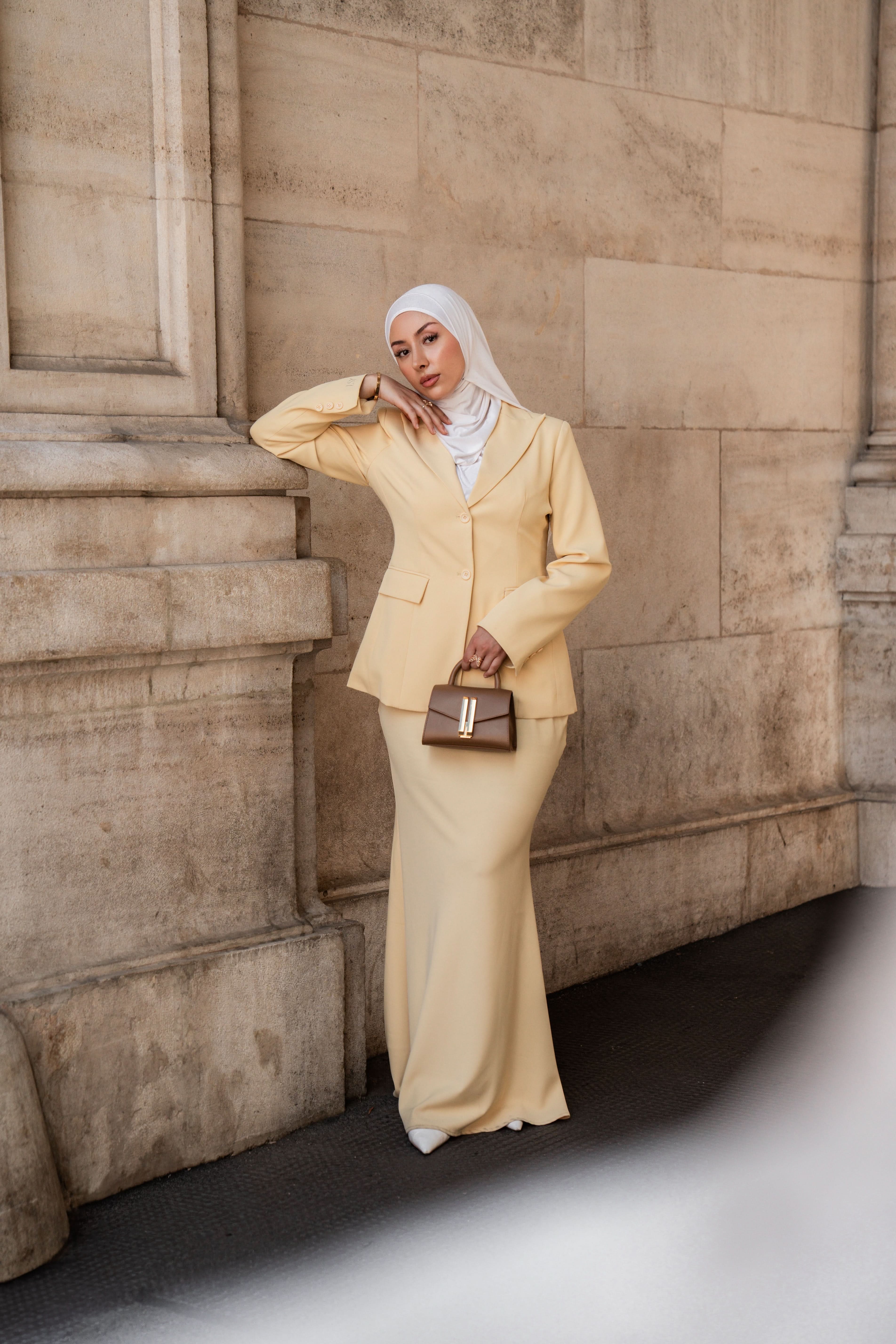 the palais skirt - butter yellow - Losyana.Shop