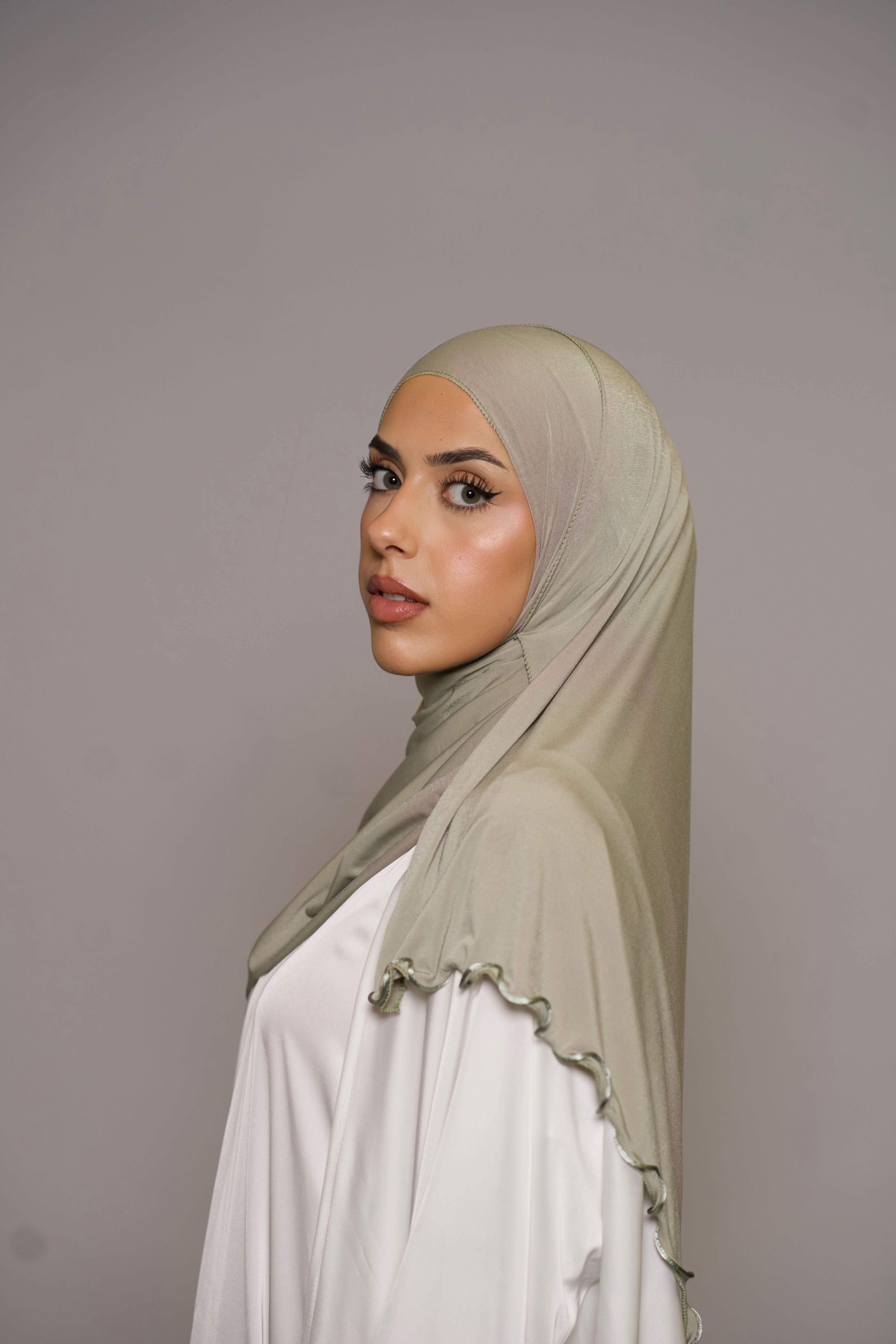 Premium jersey line - pistachio - Losyana.Shop