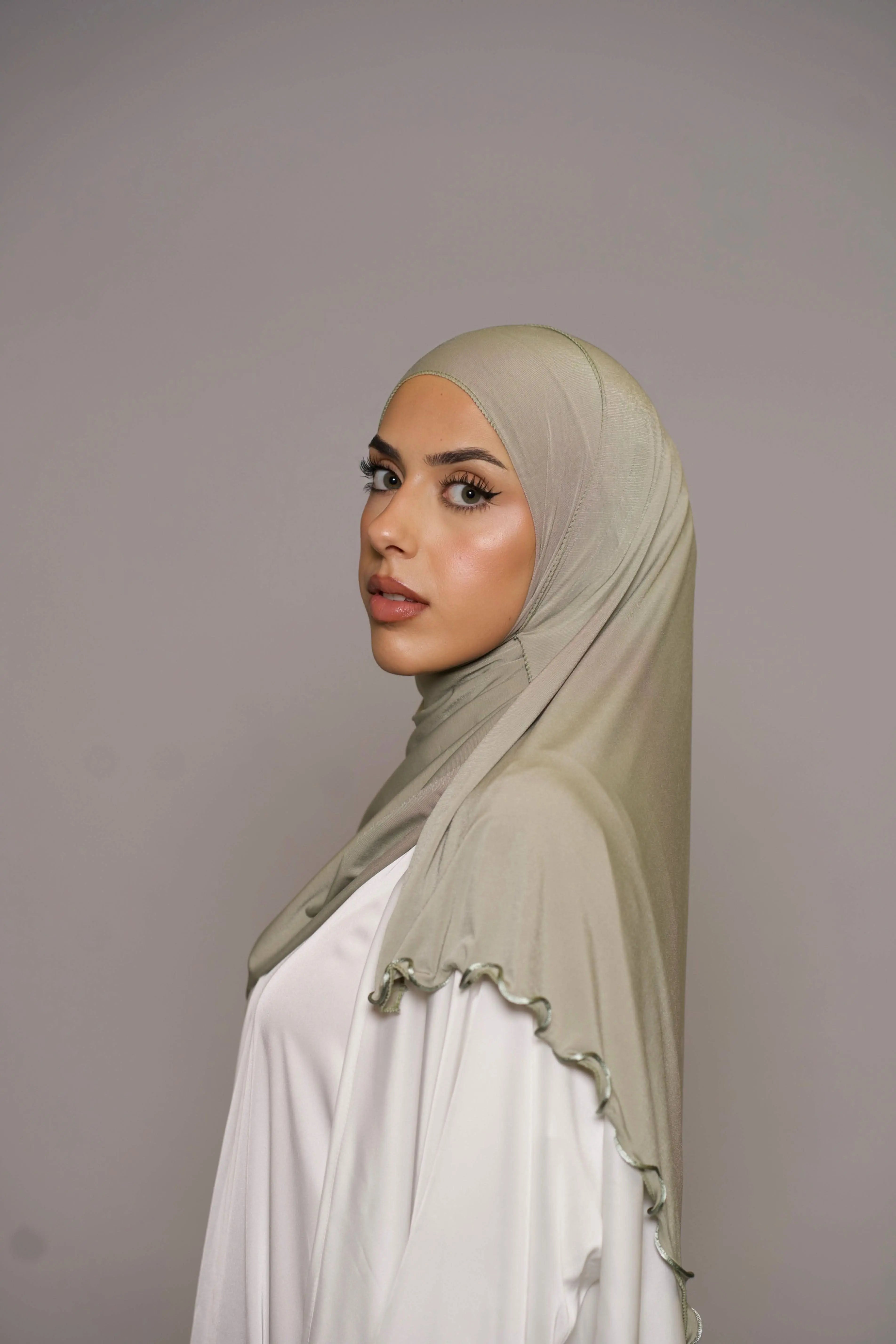 Premium jersey line - pistachio - Losyana.Shop