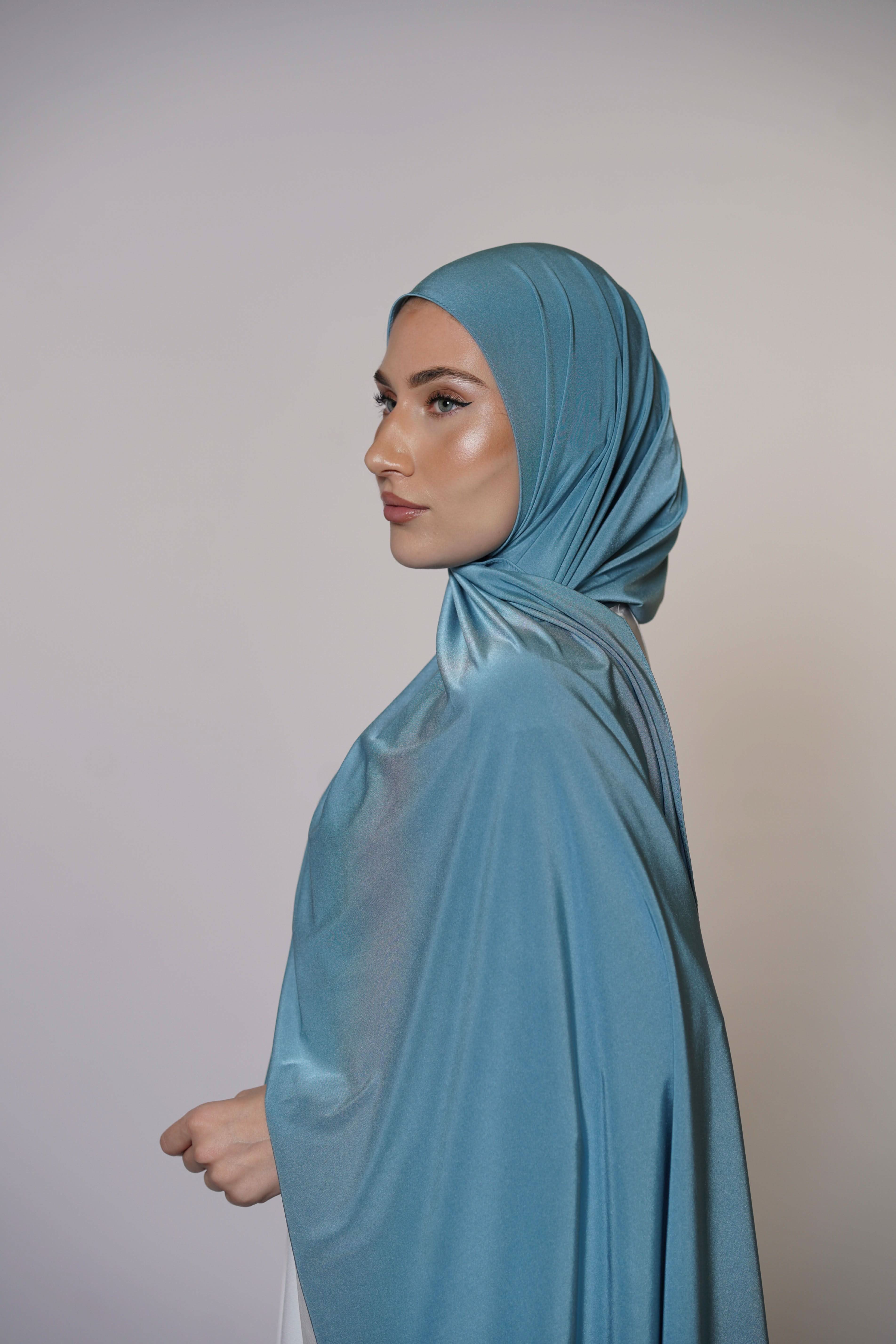 Satin Premium Jersey - sky blue - Losyana.Shop