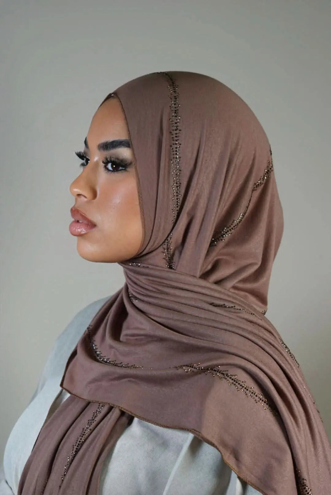 Diamond jersey 1 - coffee - Losyana.Shop