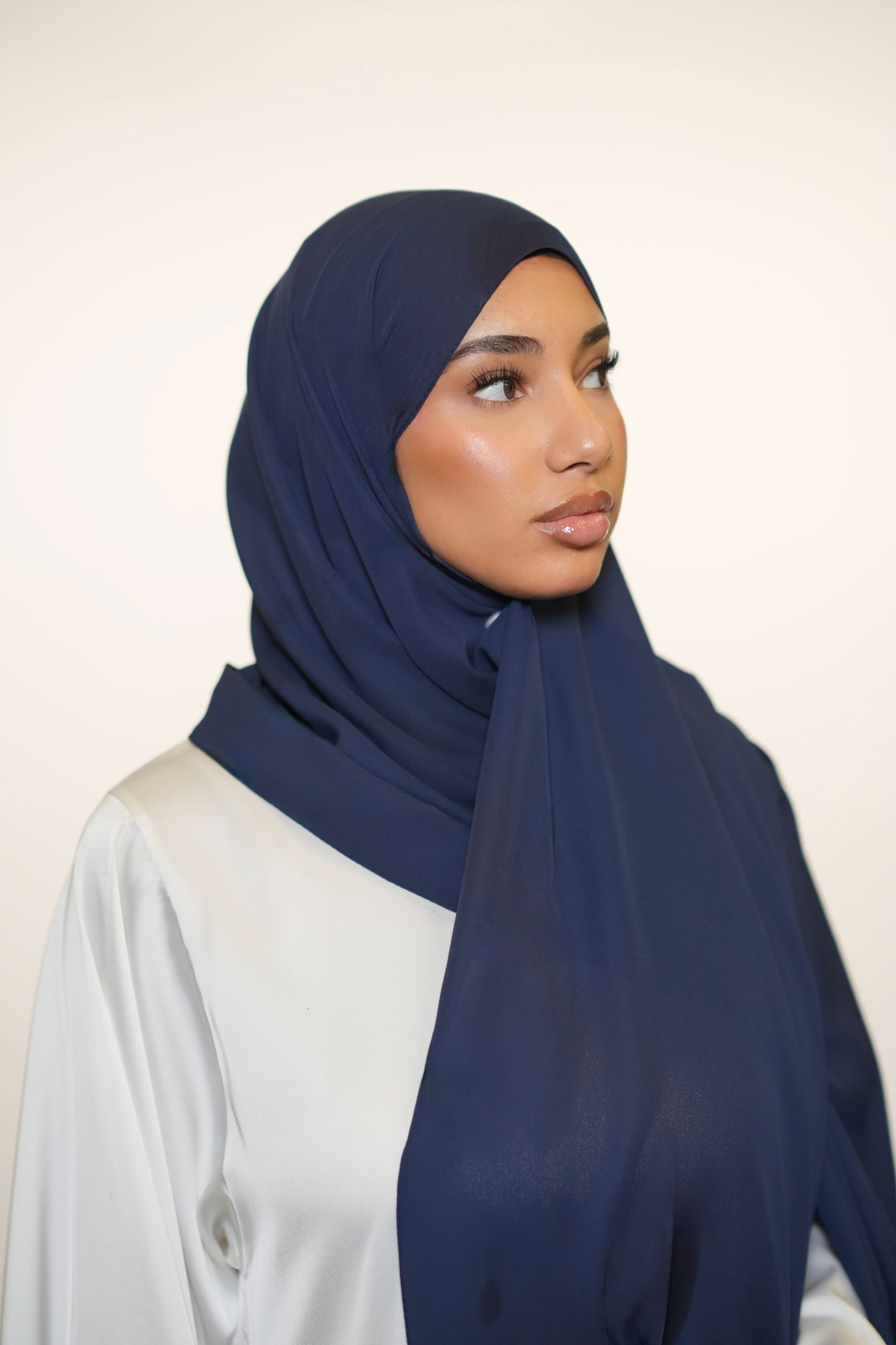 Crepe - royal blue - Losyana.Shop