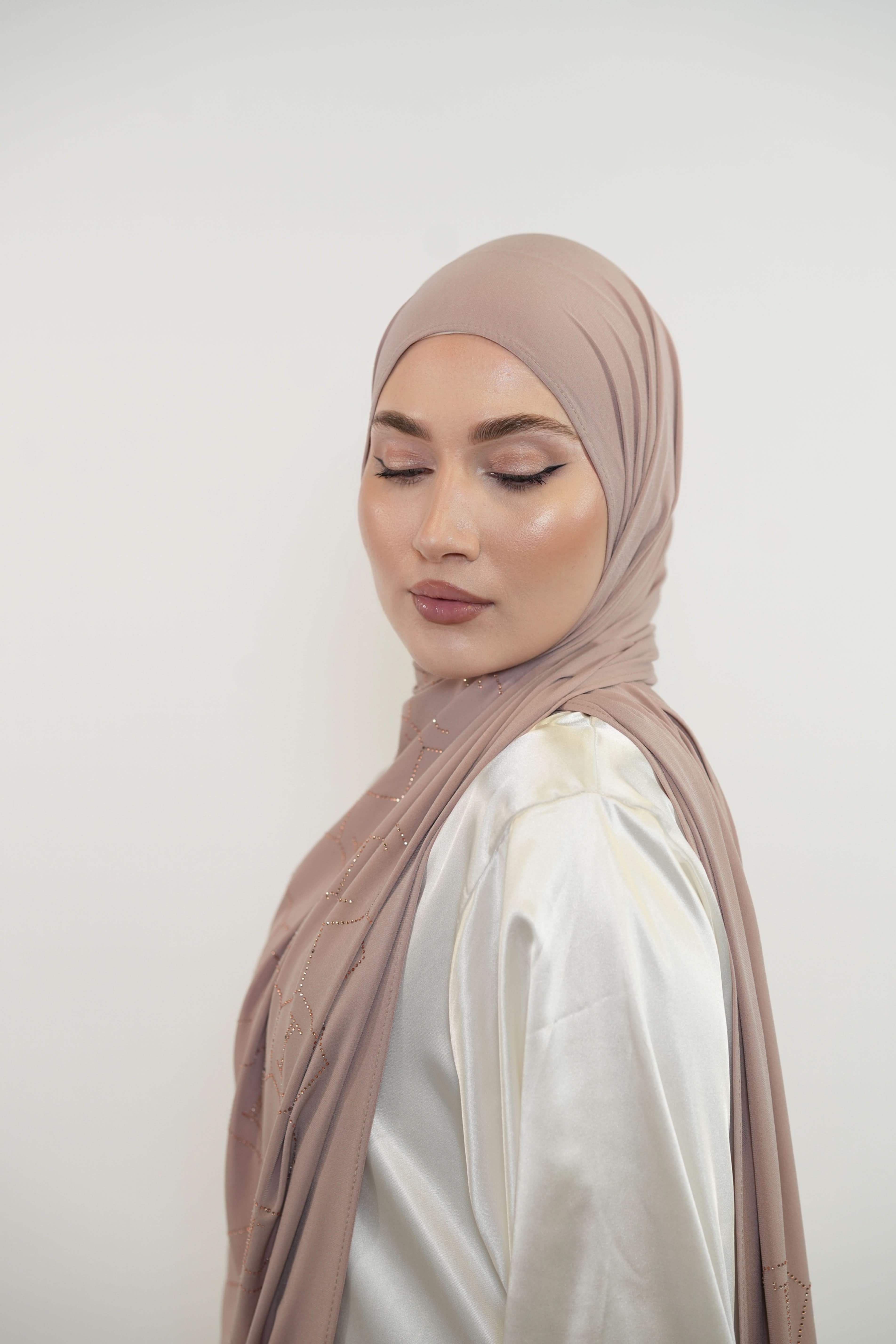 Premium Jersey Strass “L” - old rose - Losyana.Shop