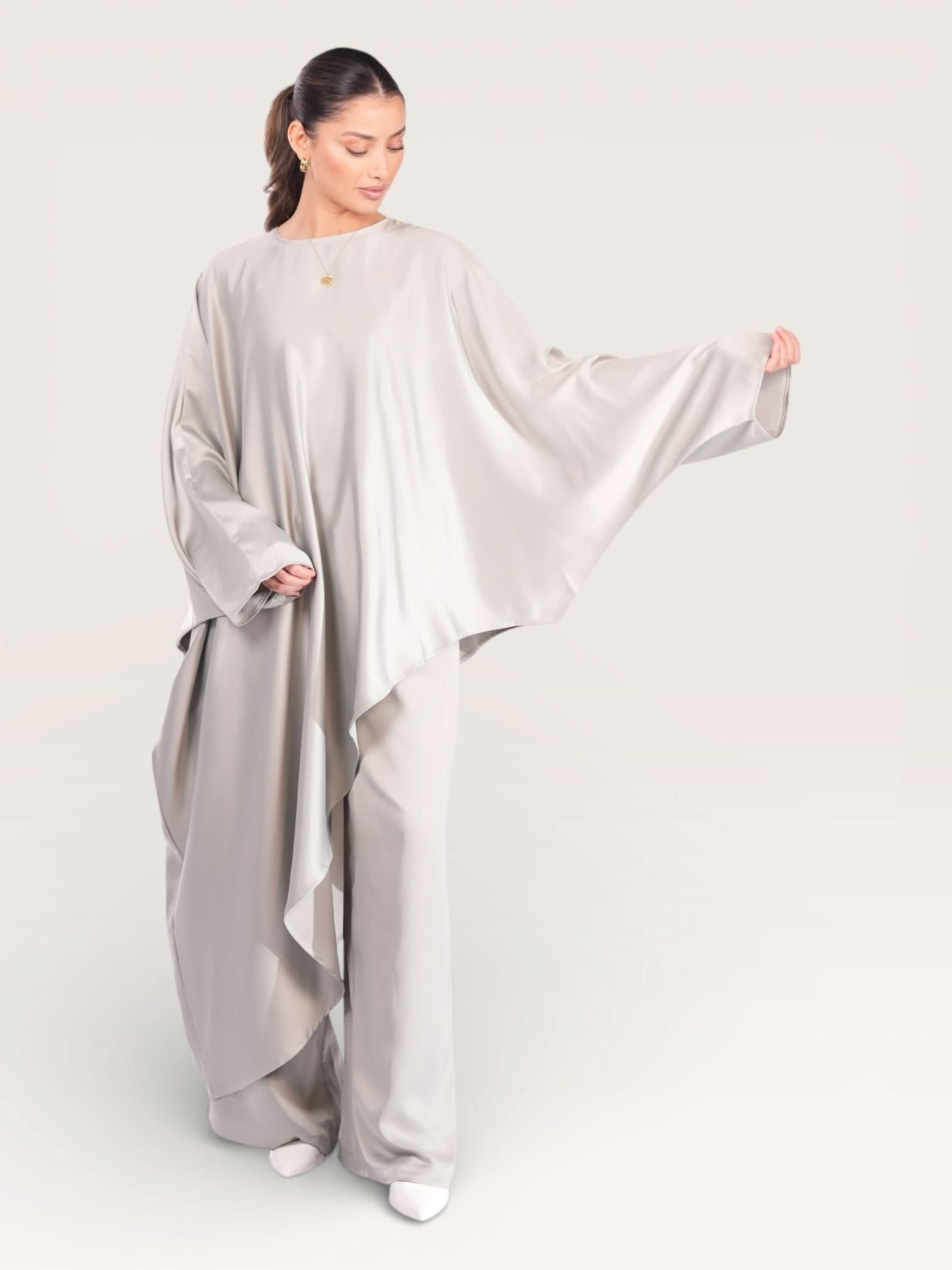 silk muse long version - pistachio