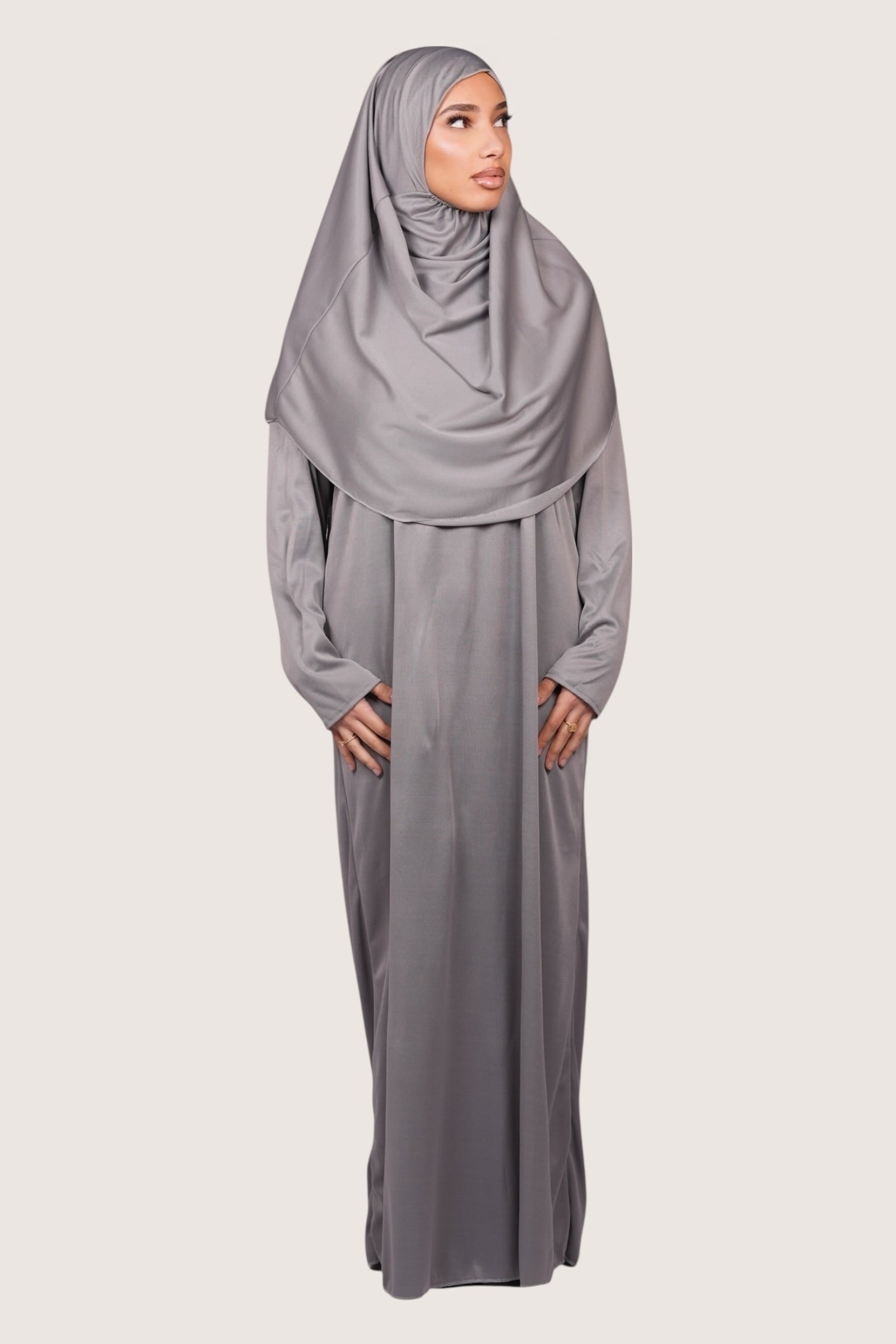 prayer dress jersey - grey