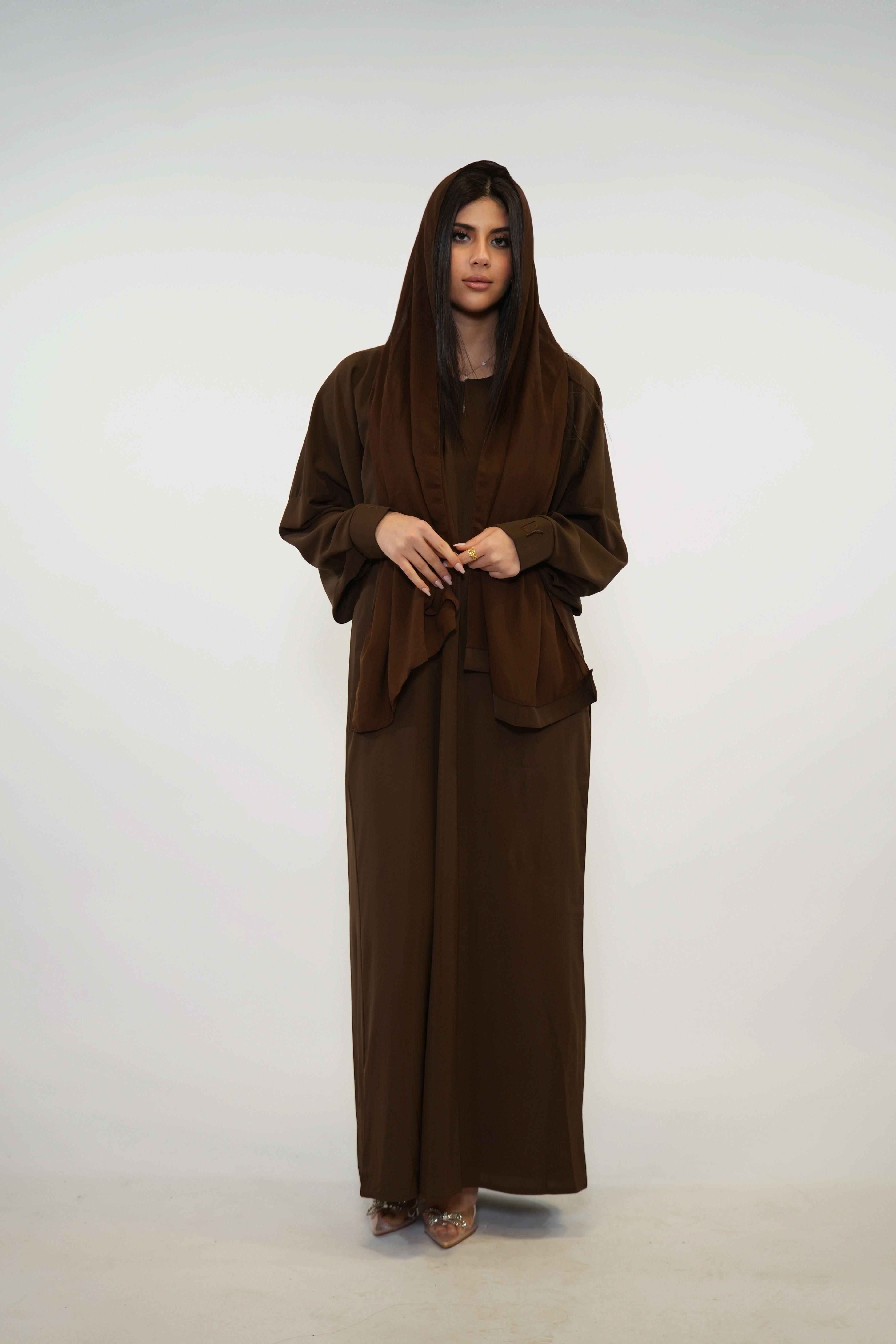 LY Abaya - brown sugar - Losyana.Shop