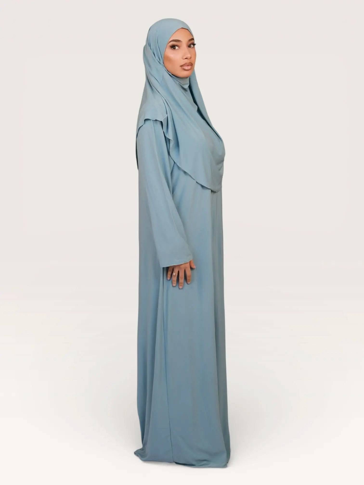 prayer dress premium jersey - turquoise Losyana.Shop