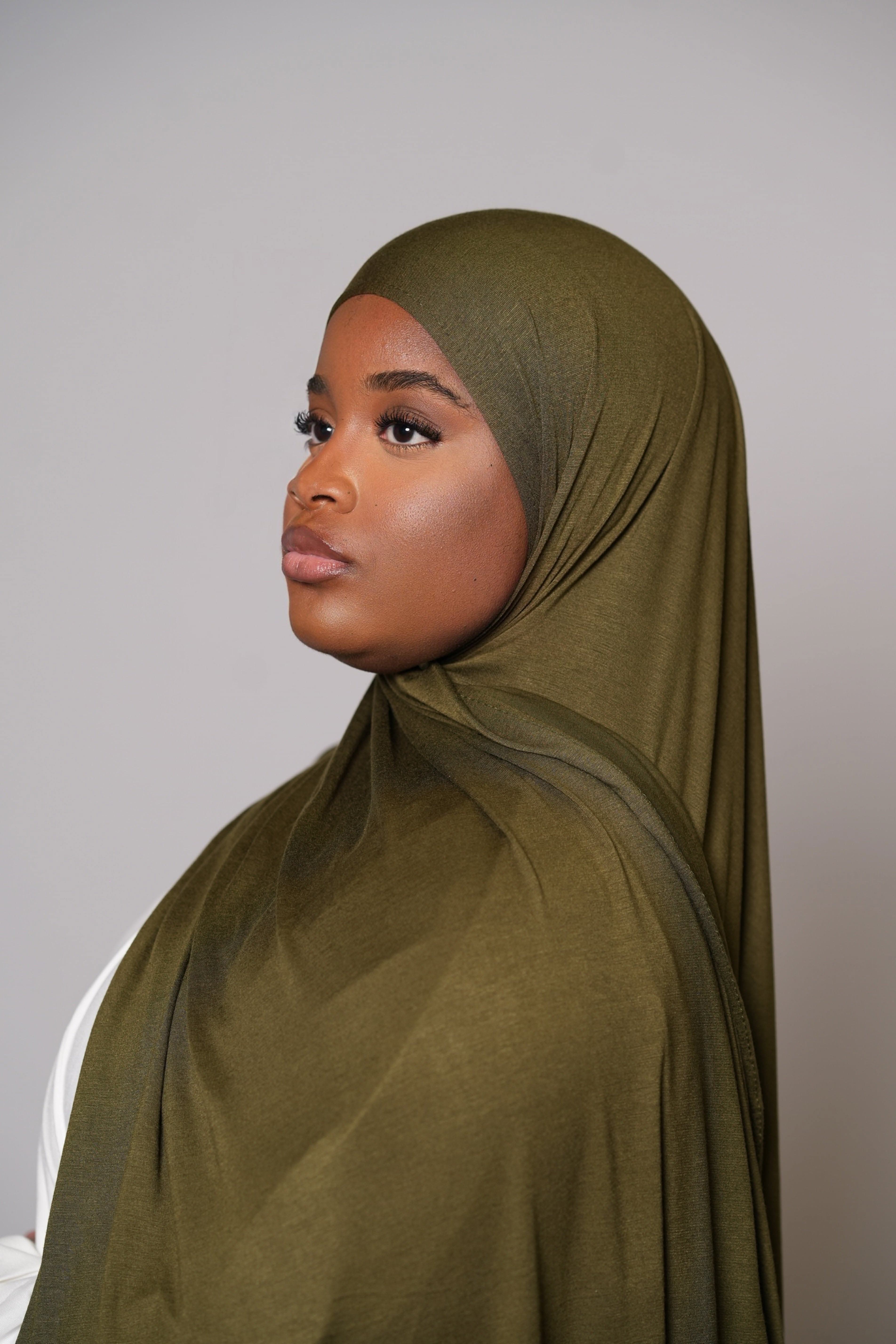 Premium Bamboo Jersey - army green - Losyana.Shop