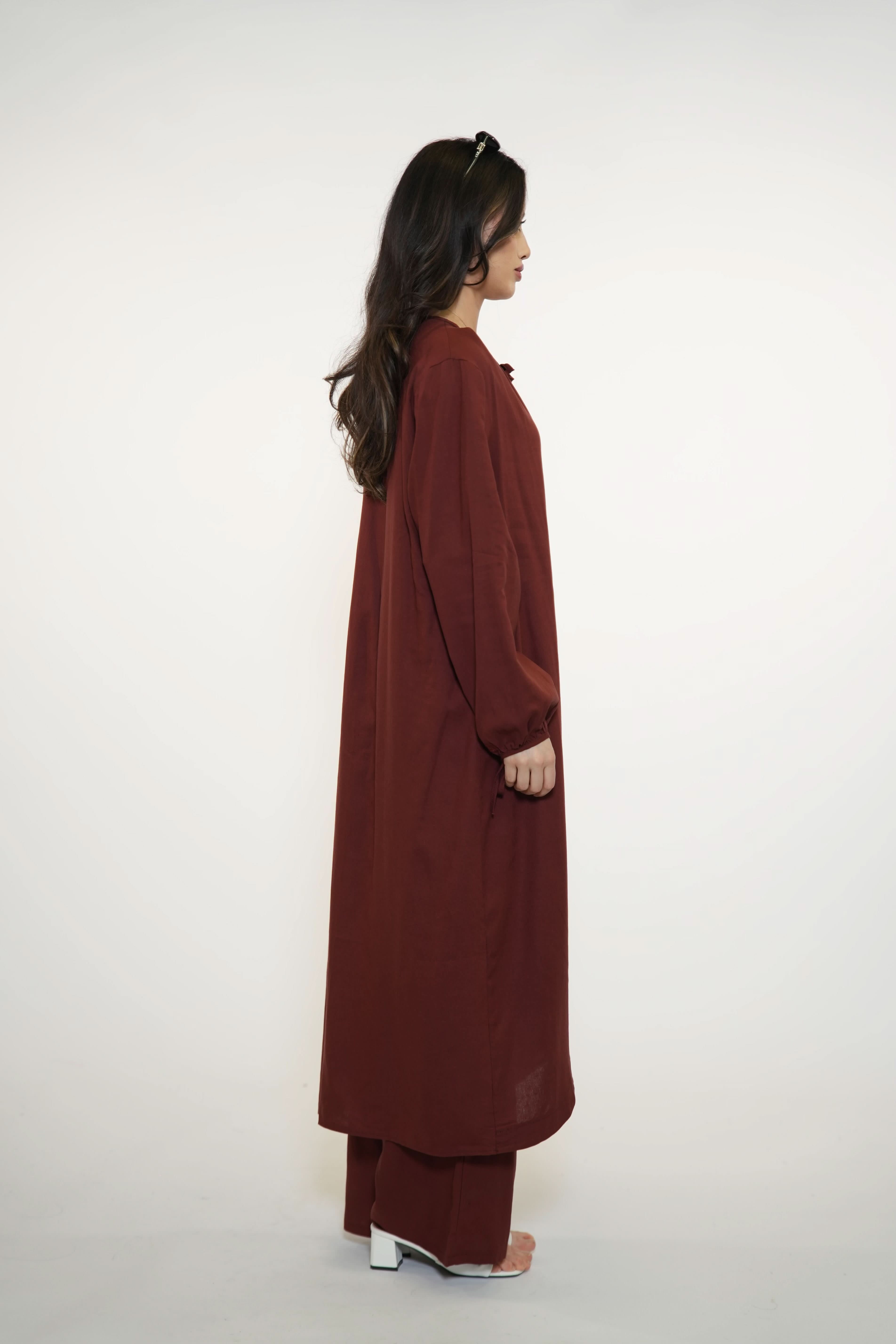 MEDITERRANEAN BREEZE SET - MAROON - Losyana.Shop