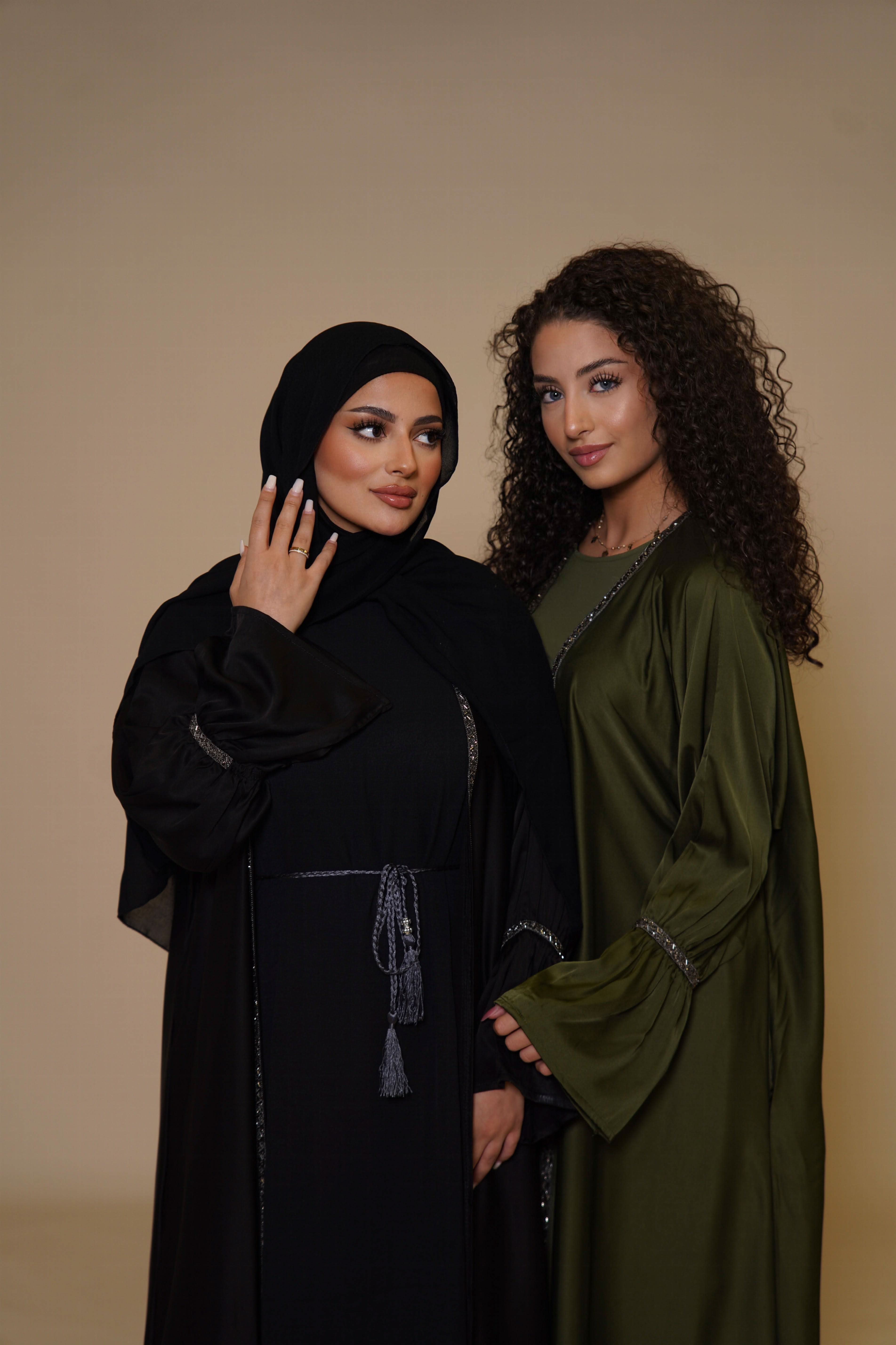 Satin Set - black - Losyana.Shop