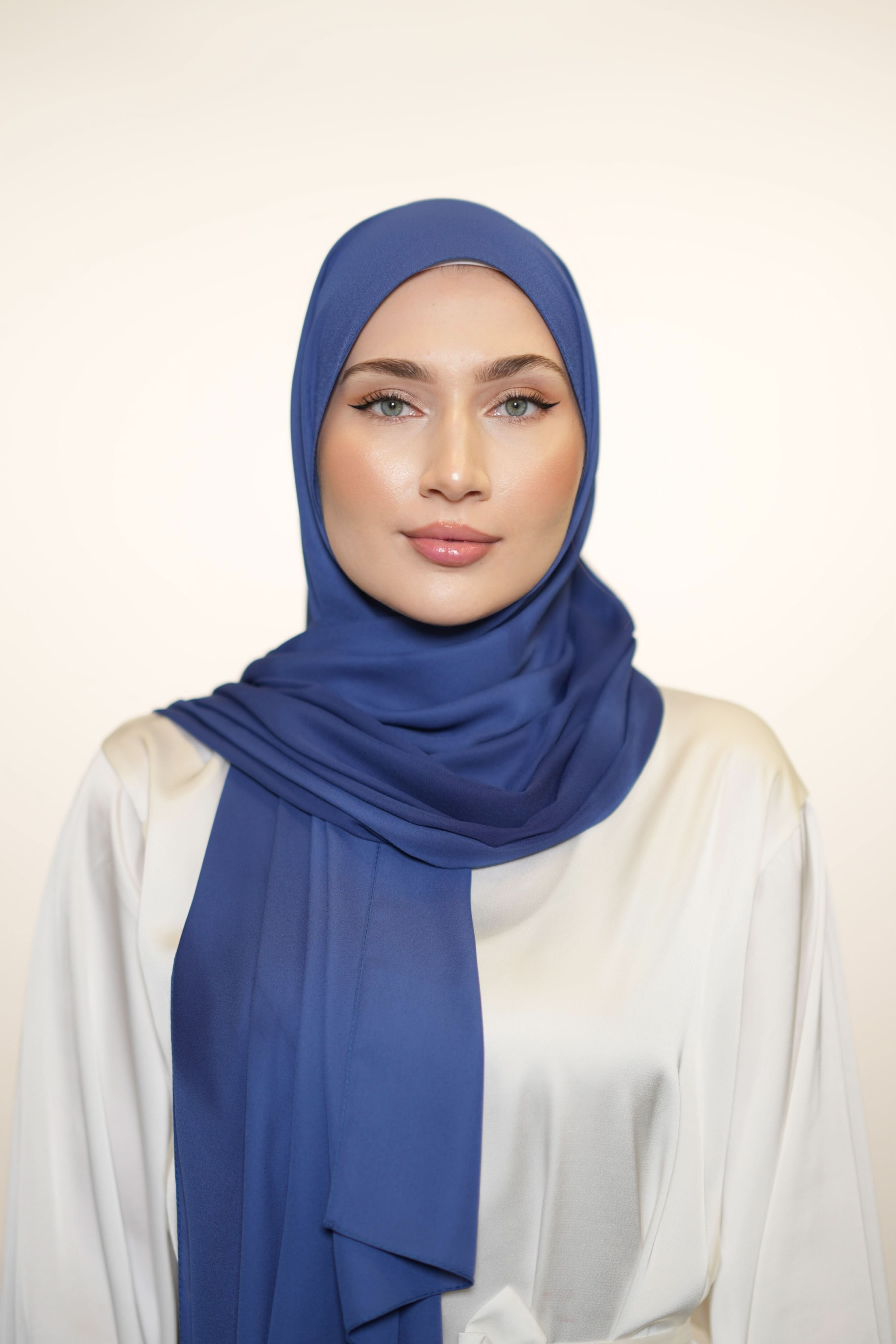 Crepe - dark blue - Losyana.Shop