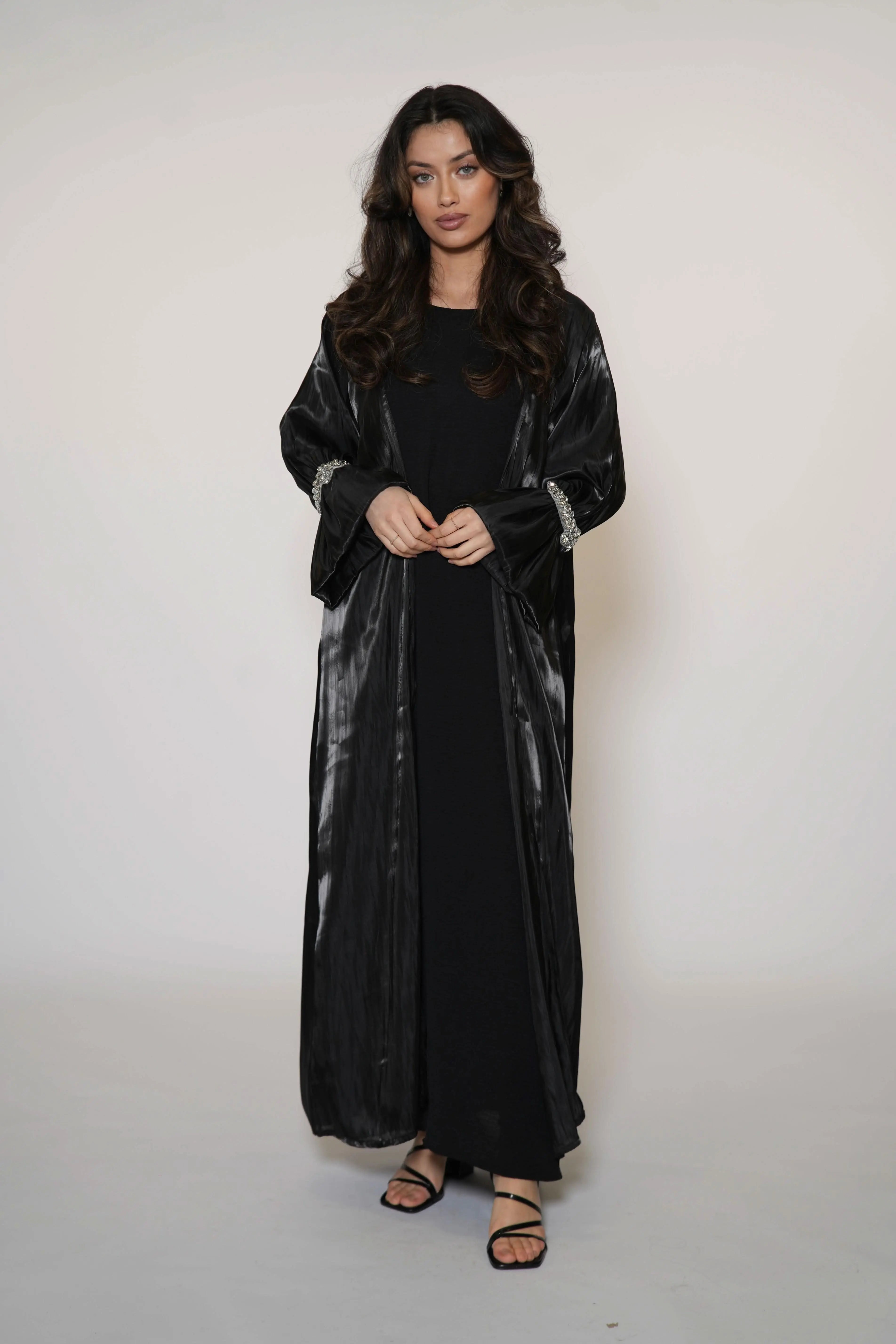 Emirate abaya - black - Losyana.Shop