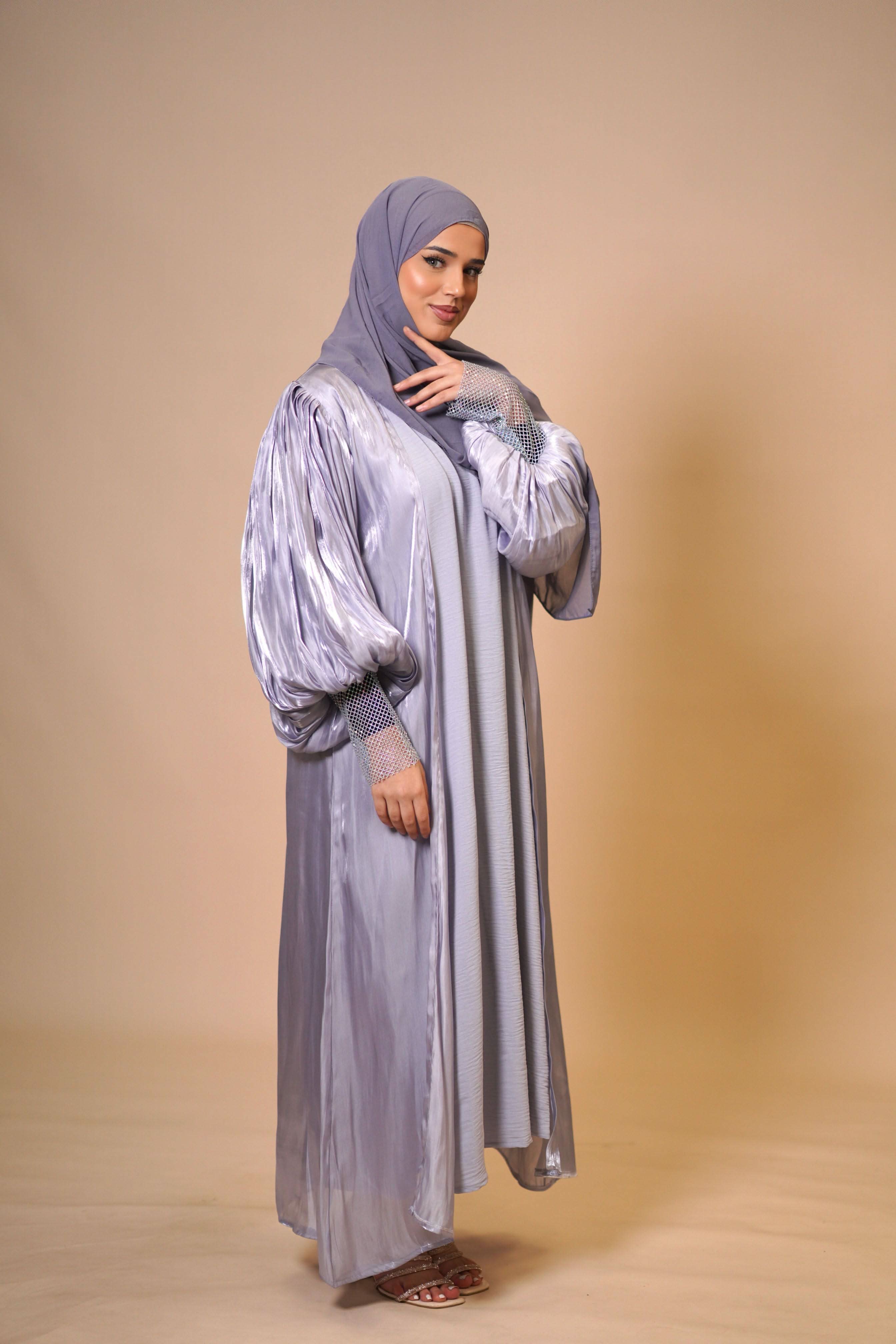 Emirate abaya - lavendel - Losyana.Shop