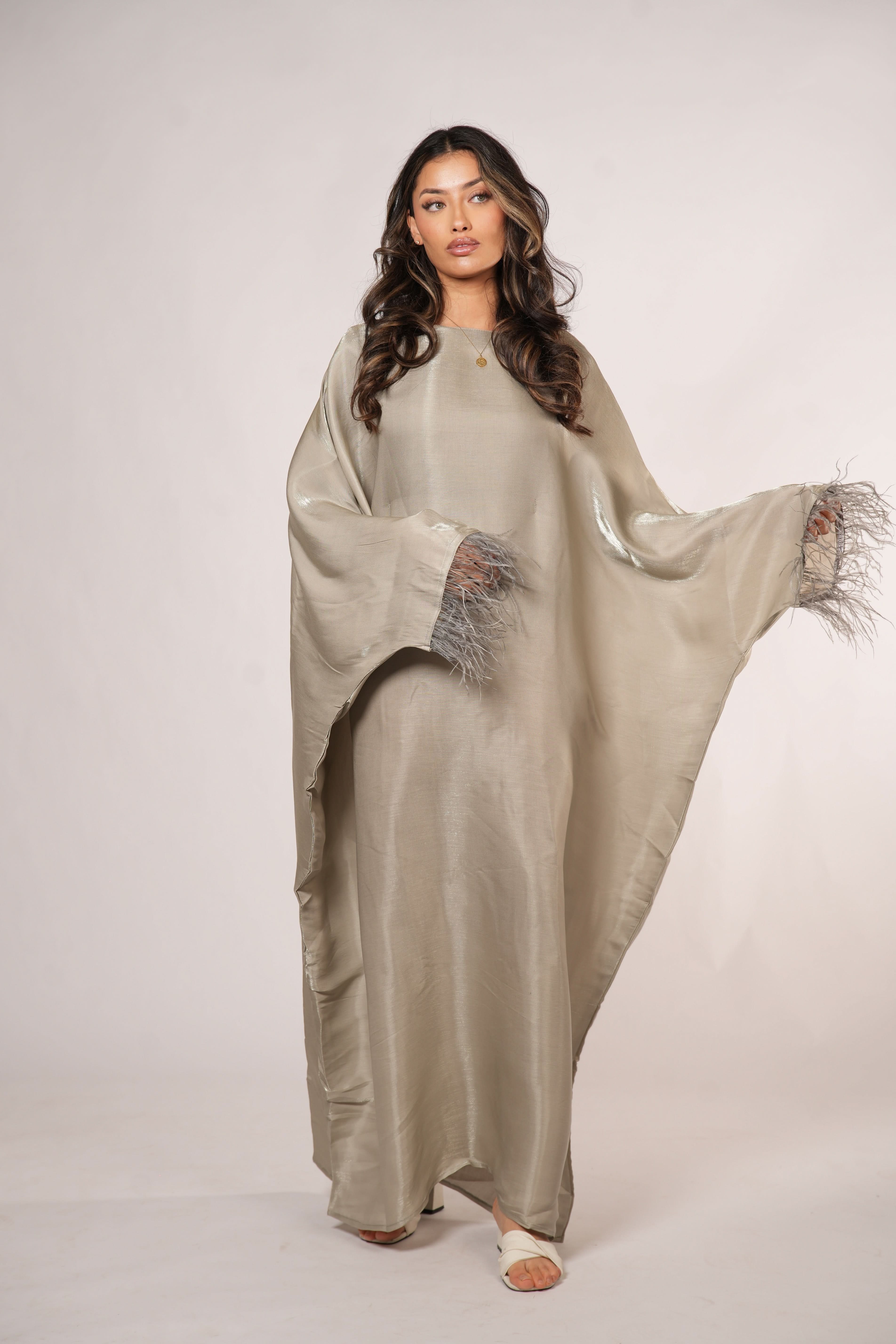 Farasha abaya - pistachio - Losyana.Shop