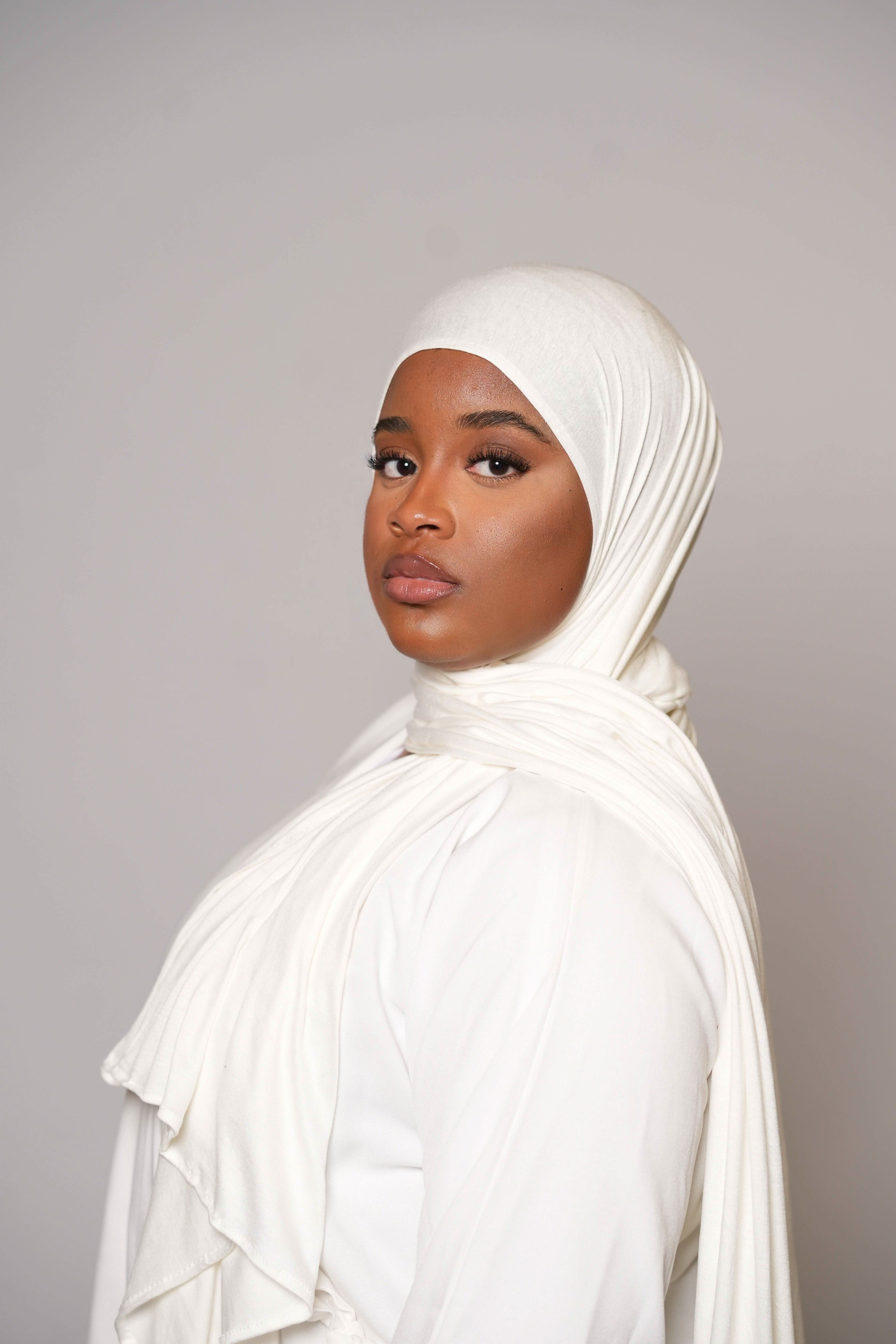 Premium Bamboo Jersey - cream white - Losyana.Shop