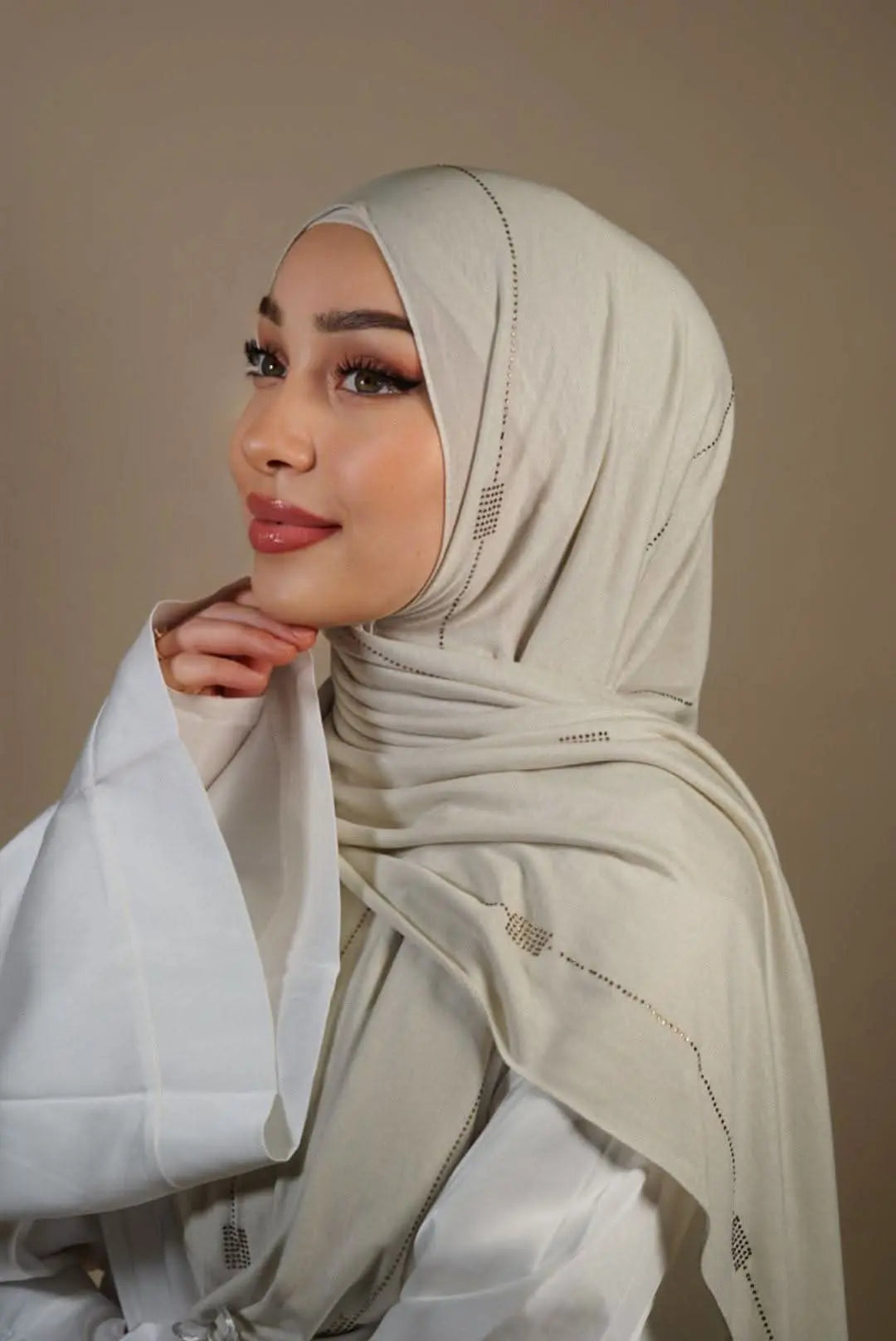 Diamond jersey 2 - light beige - Losyana.Shop