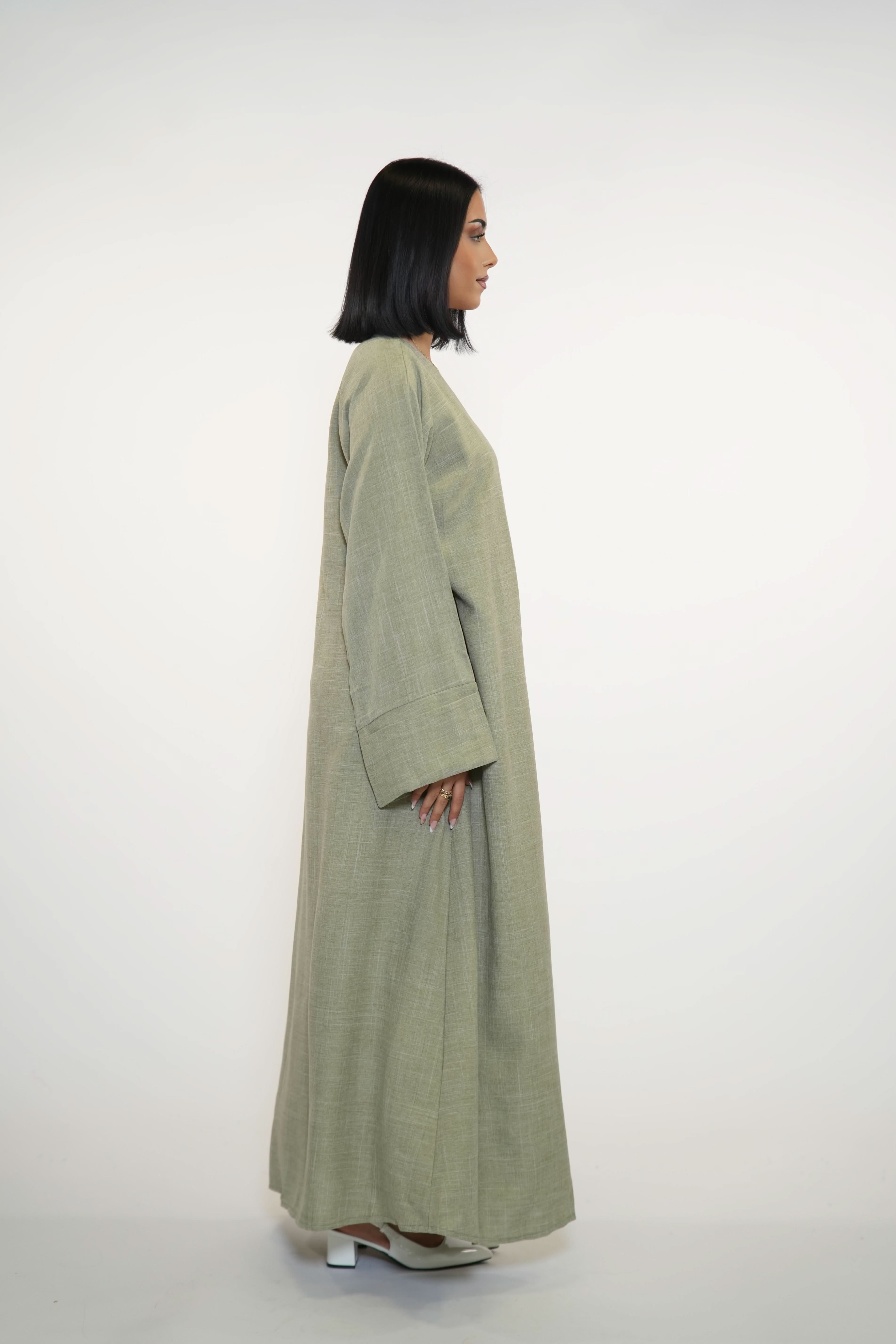WICKEL ABAYA - PISTACHIO - Losyana.Shop