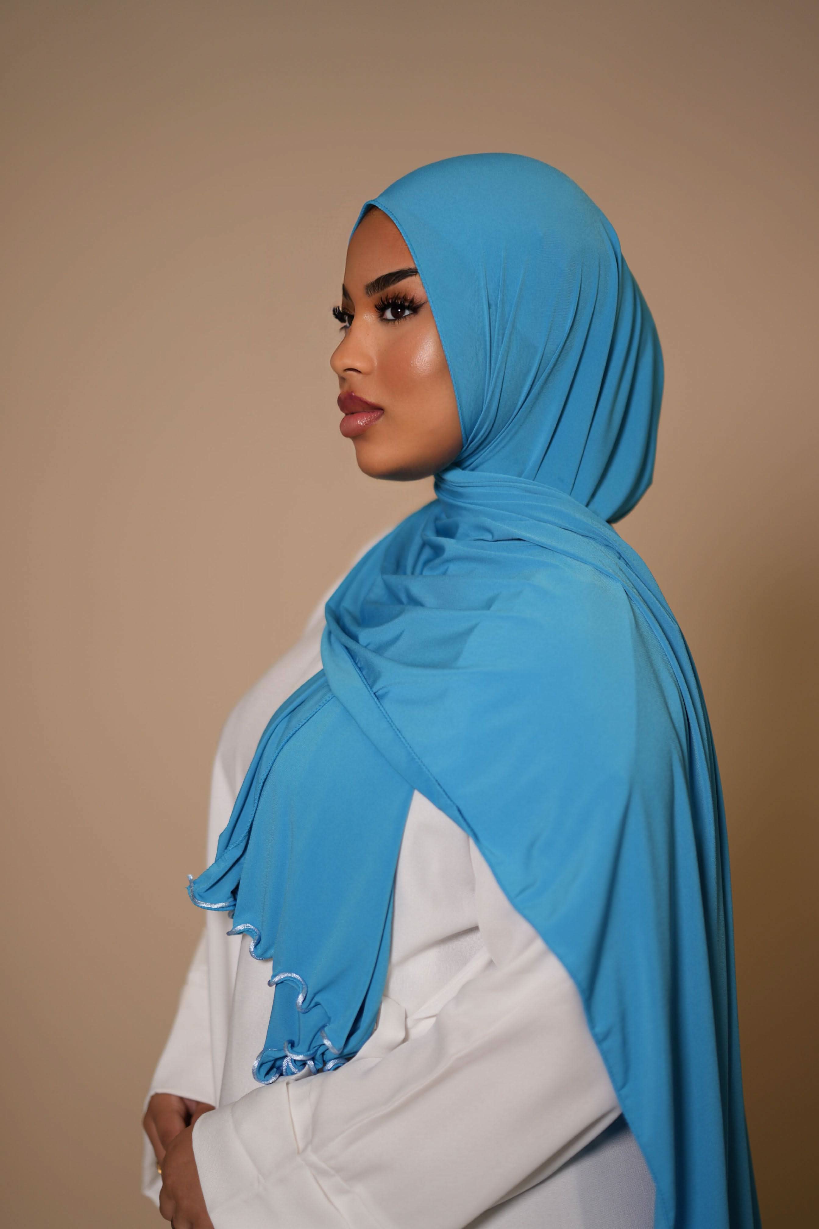Premium Jersey Line - cyan blue - Losyana.Shop