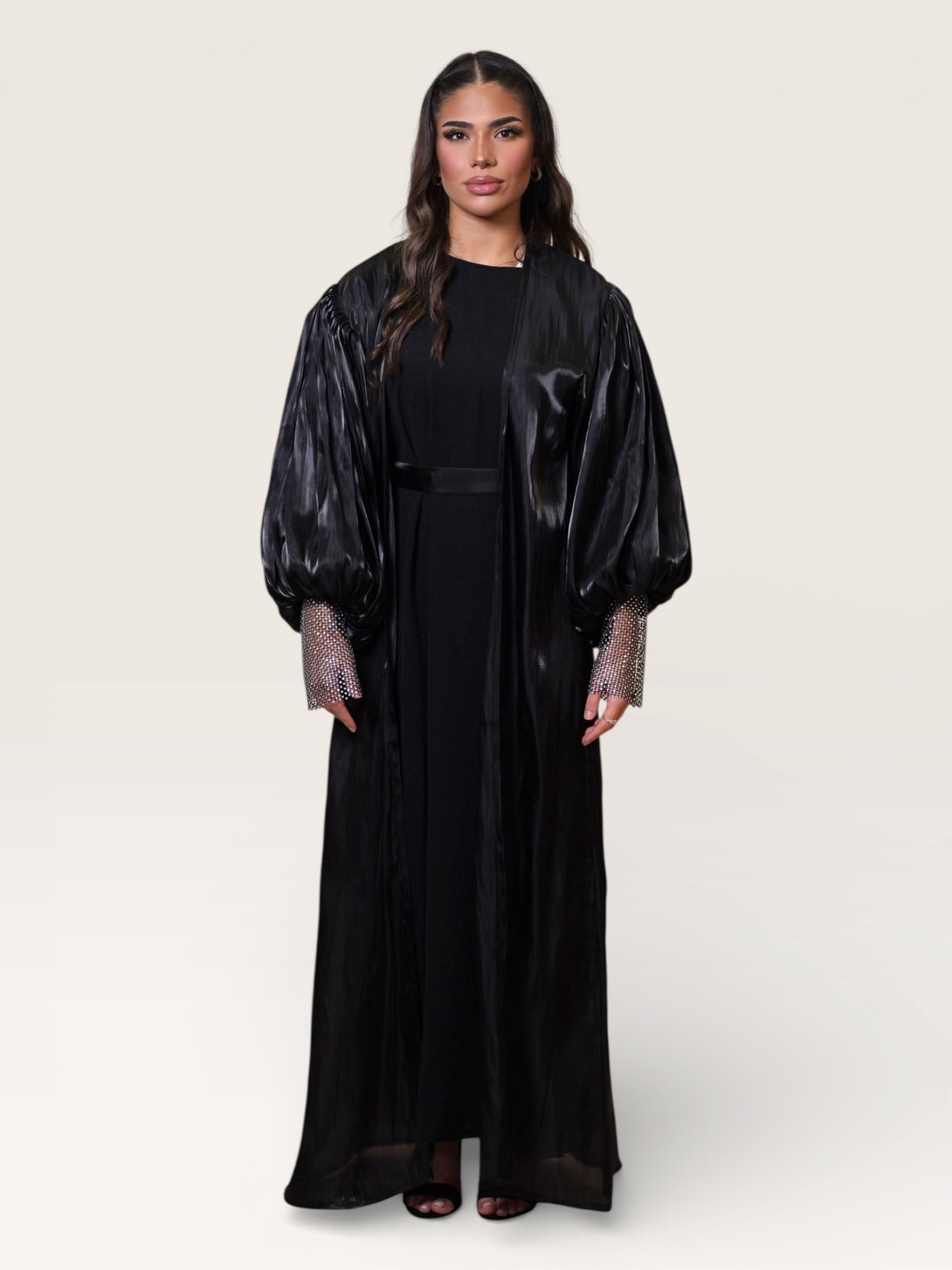 Emirate abaya - black