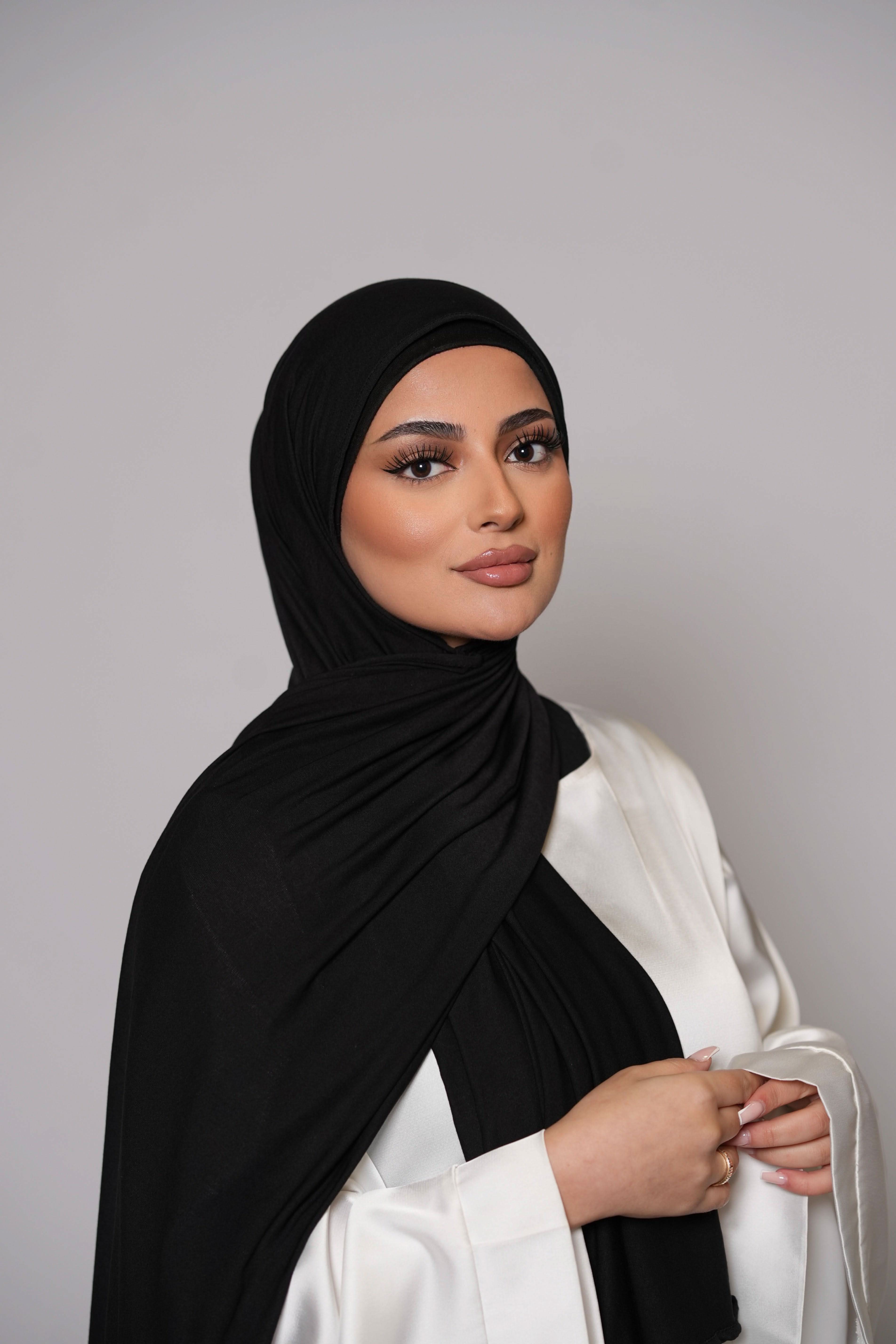 Premium Bamboo Jersey - black - Losyana.Shop