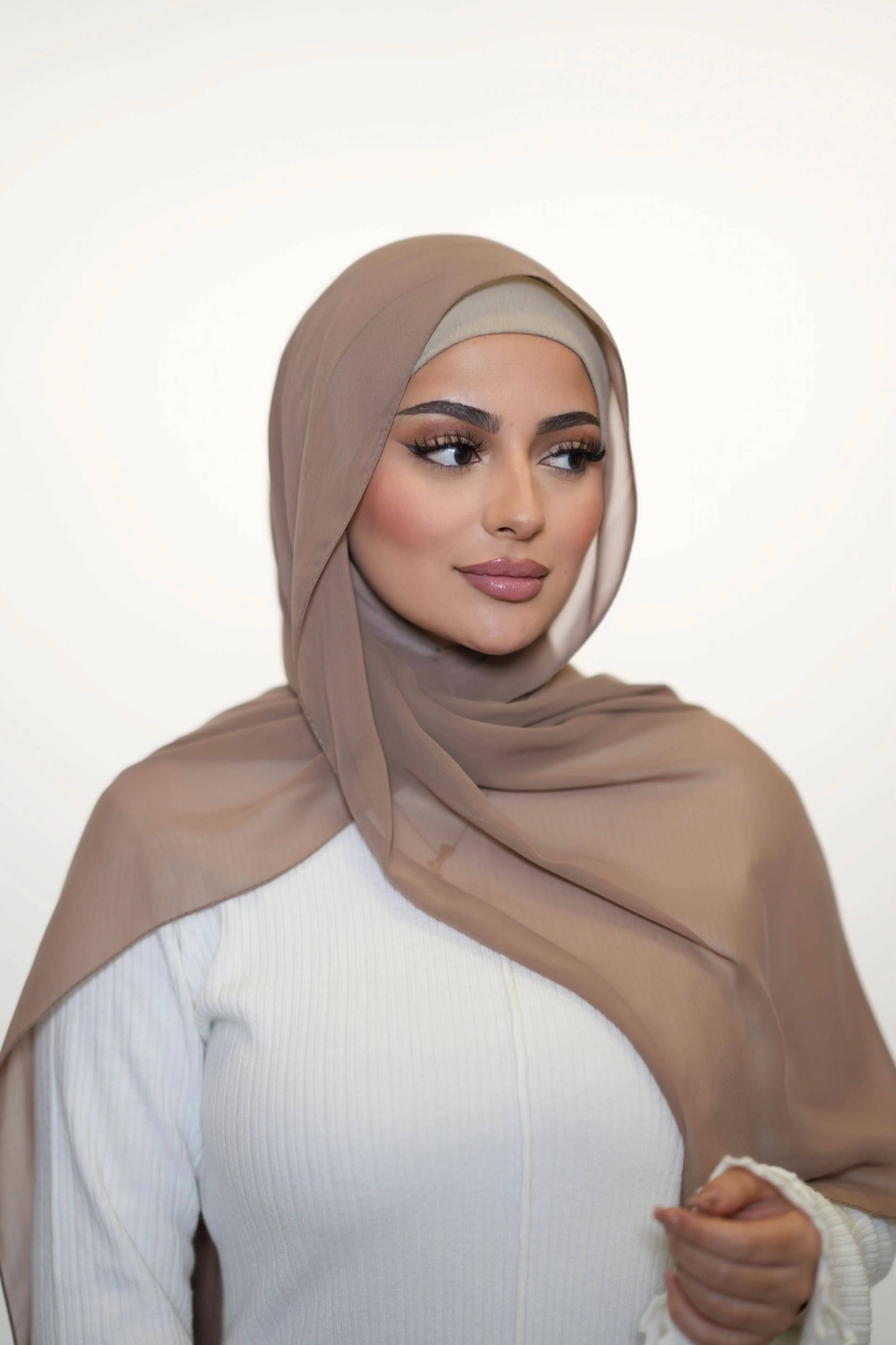 Chiffon - Light Brown - Losyana.Shop