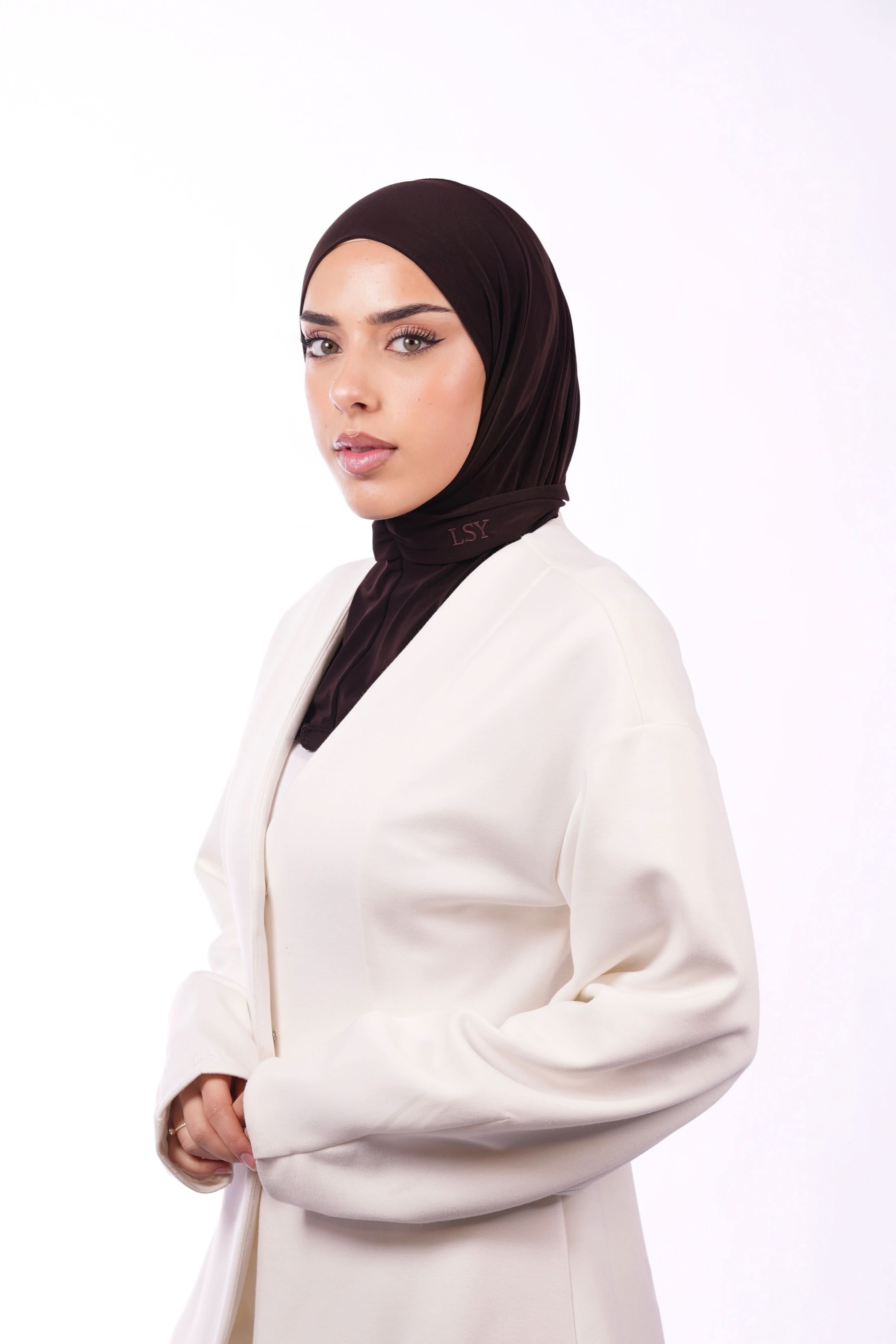 Instant Hijab - espresso - Losyana.Shop