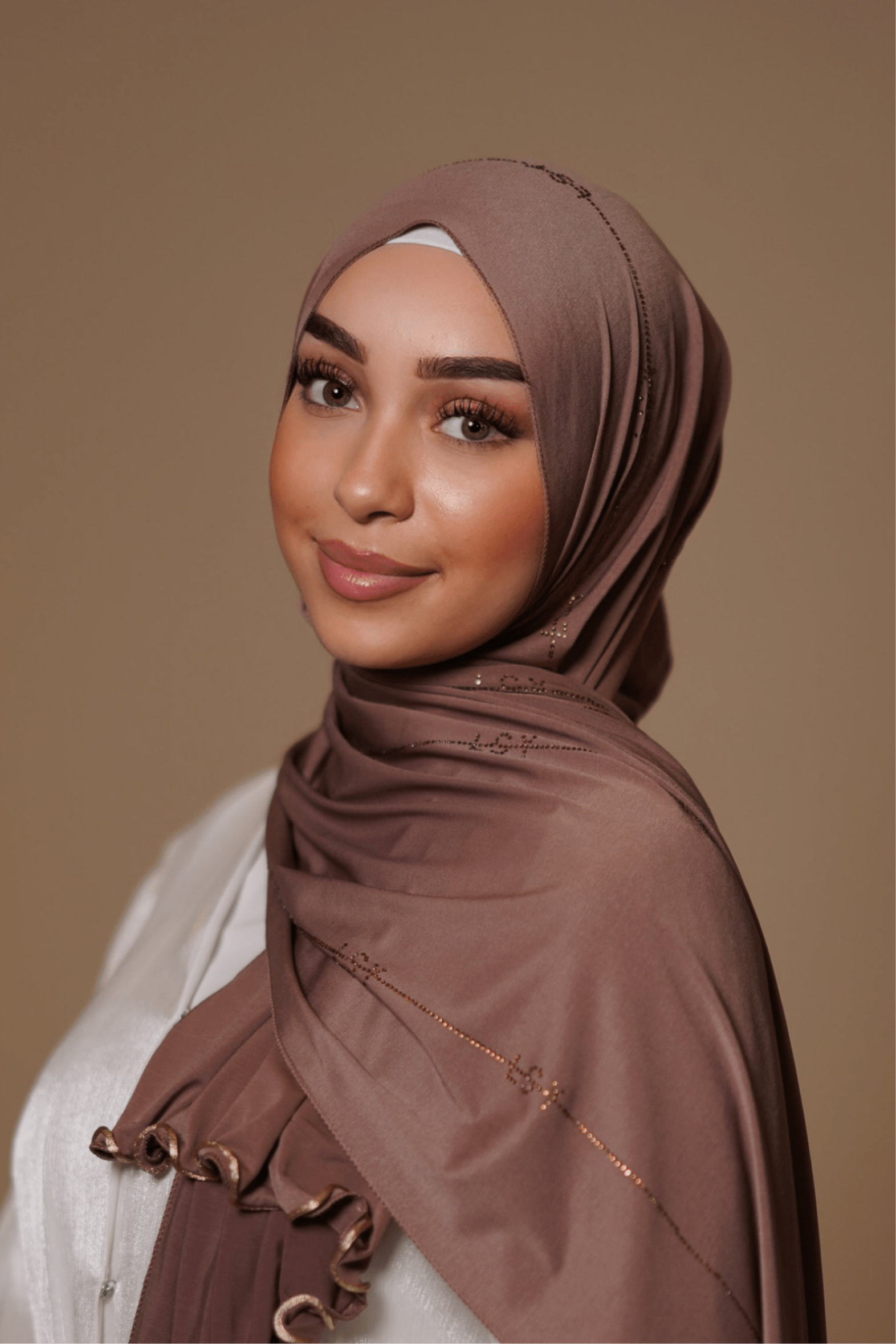 LSY Diamond Premium Jersey - nude brown - Losyana.Shop