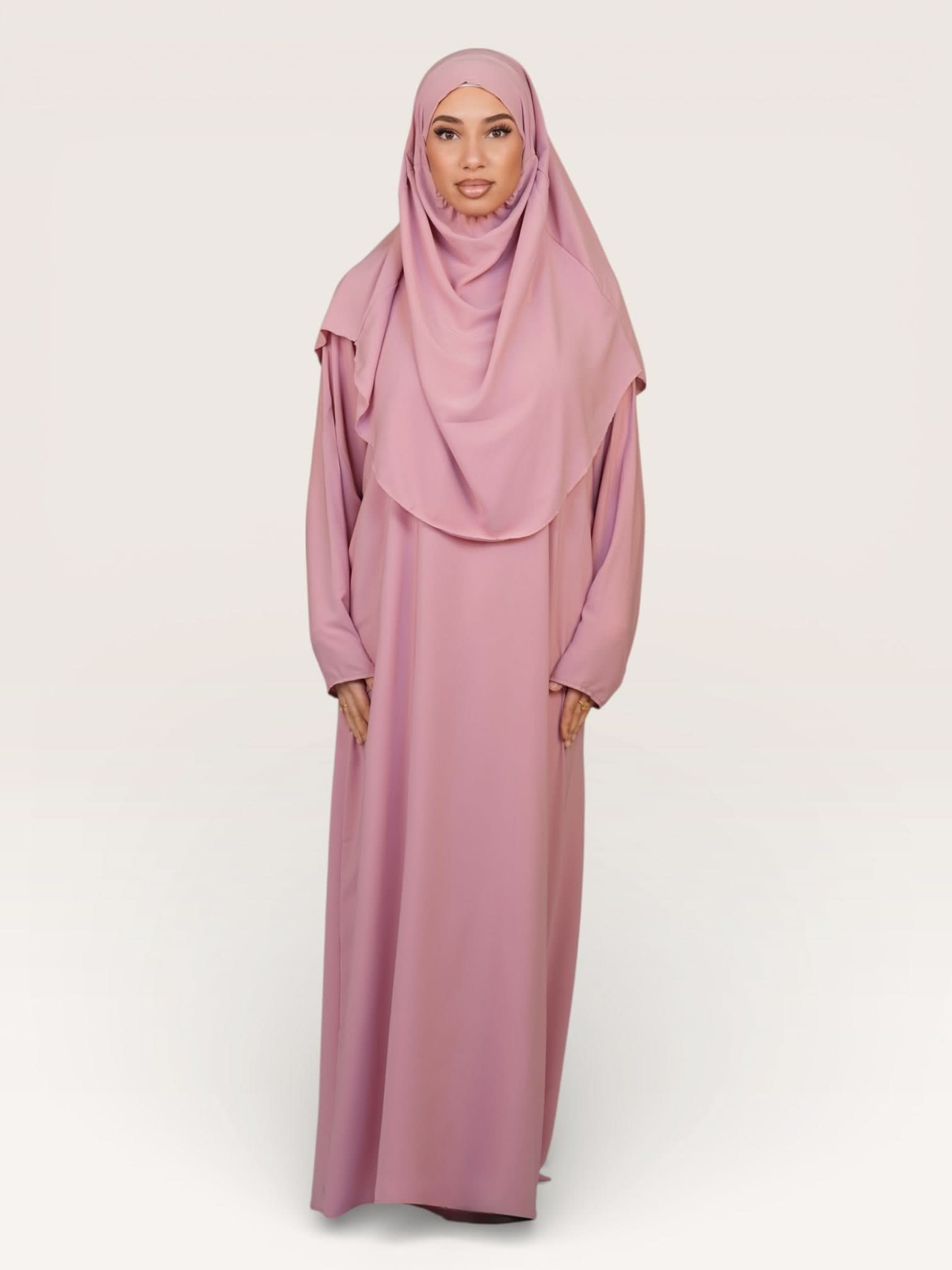 prayer dress medina - rose - Losyana.Shop
