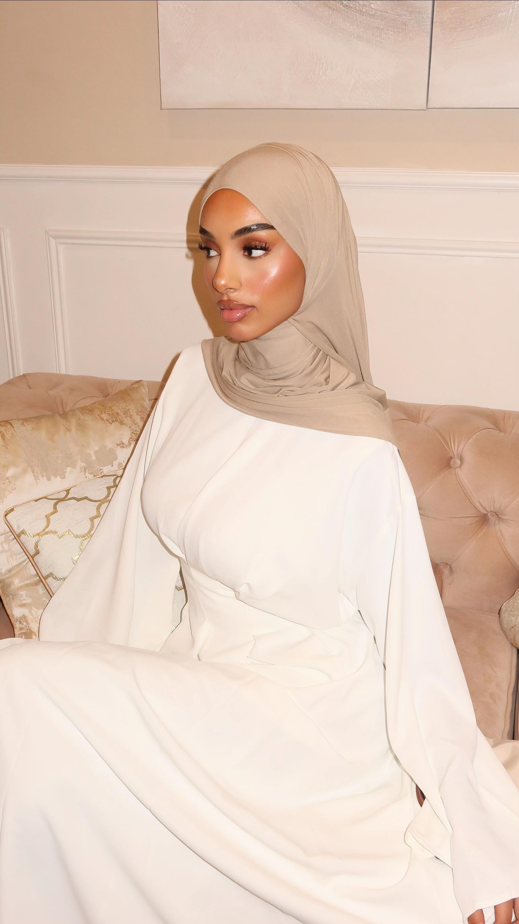 the corset dress - white