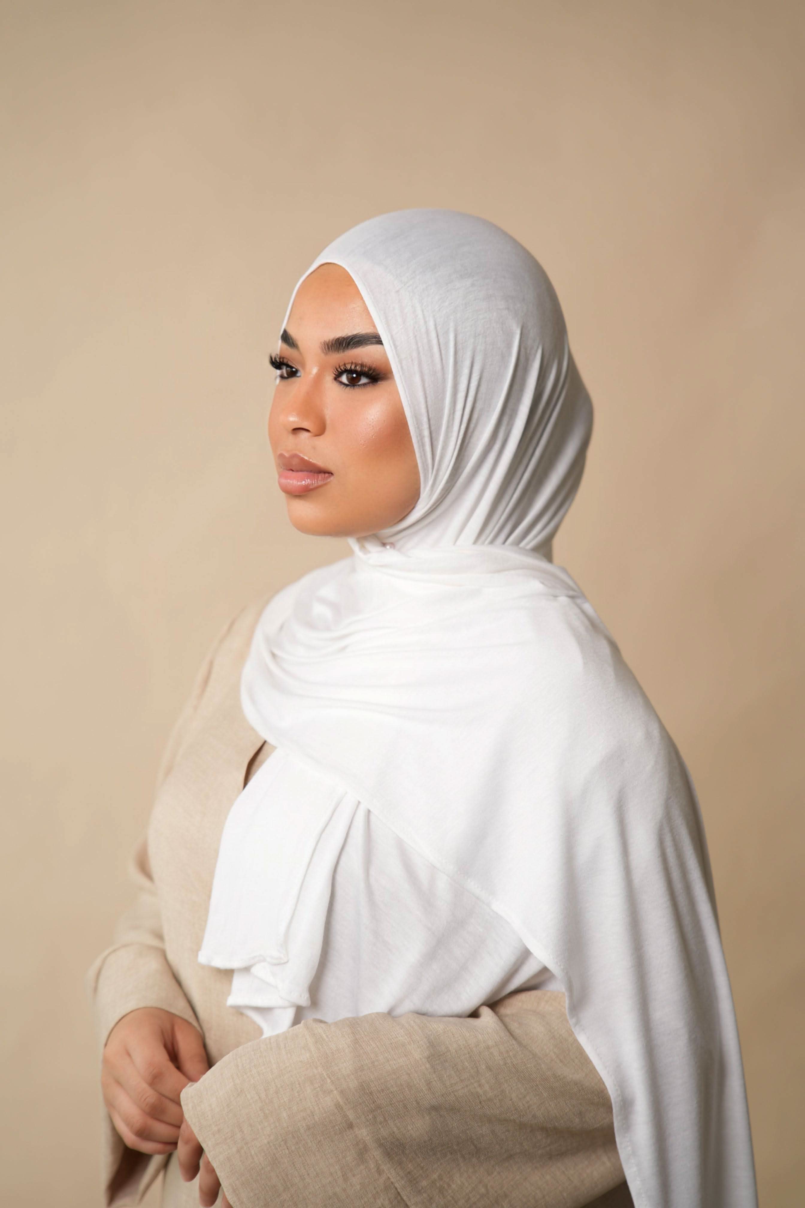Bamboo Jersey - white - Losyana.Shop