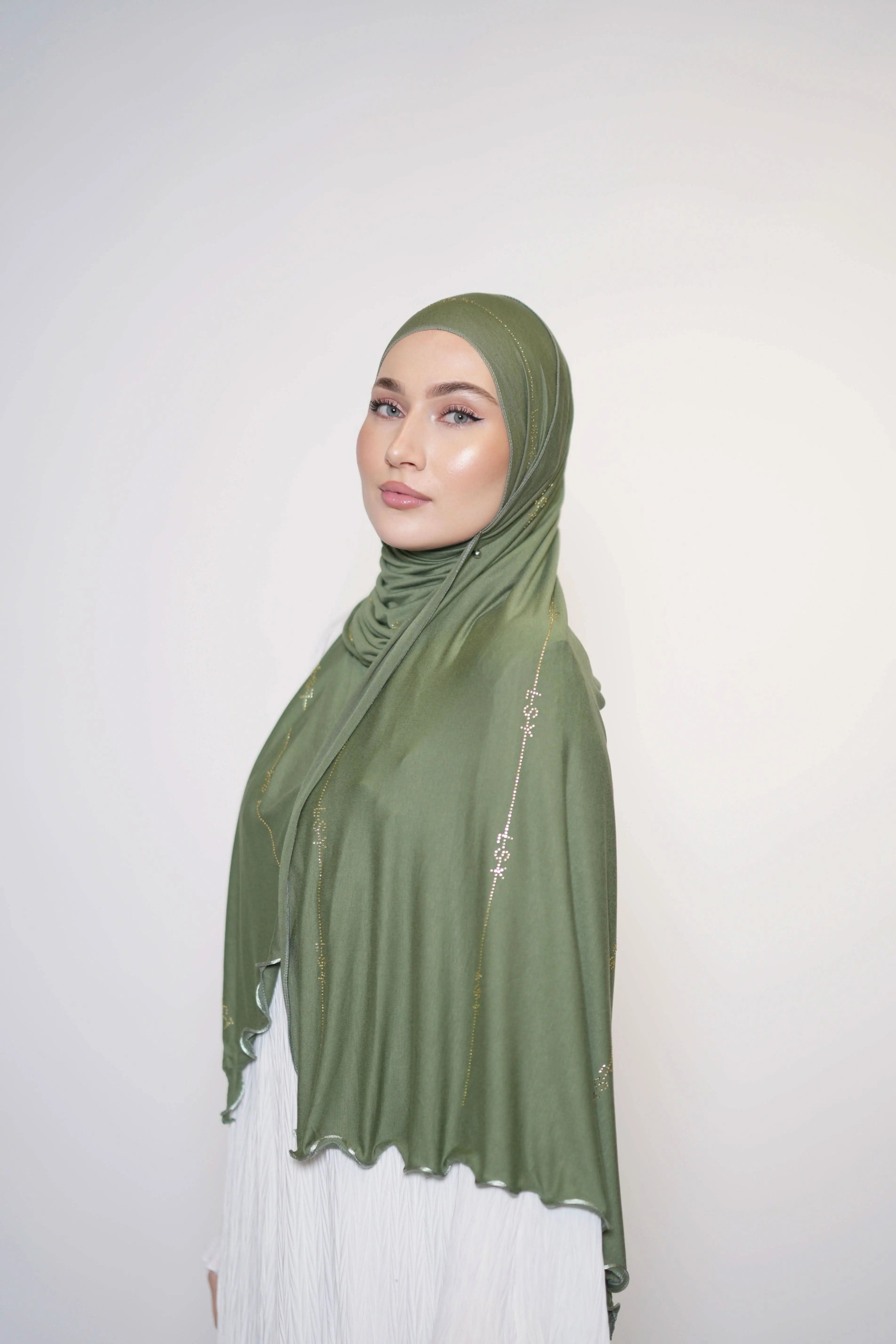LSY Diamond Jersey - olive - Losyana.Shop