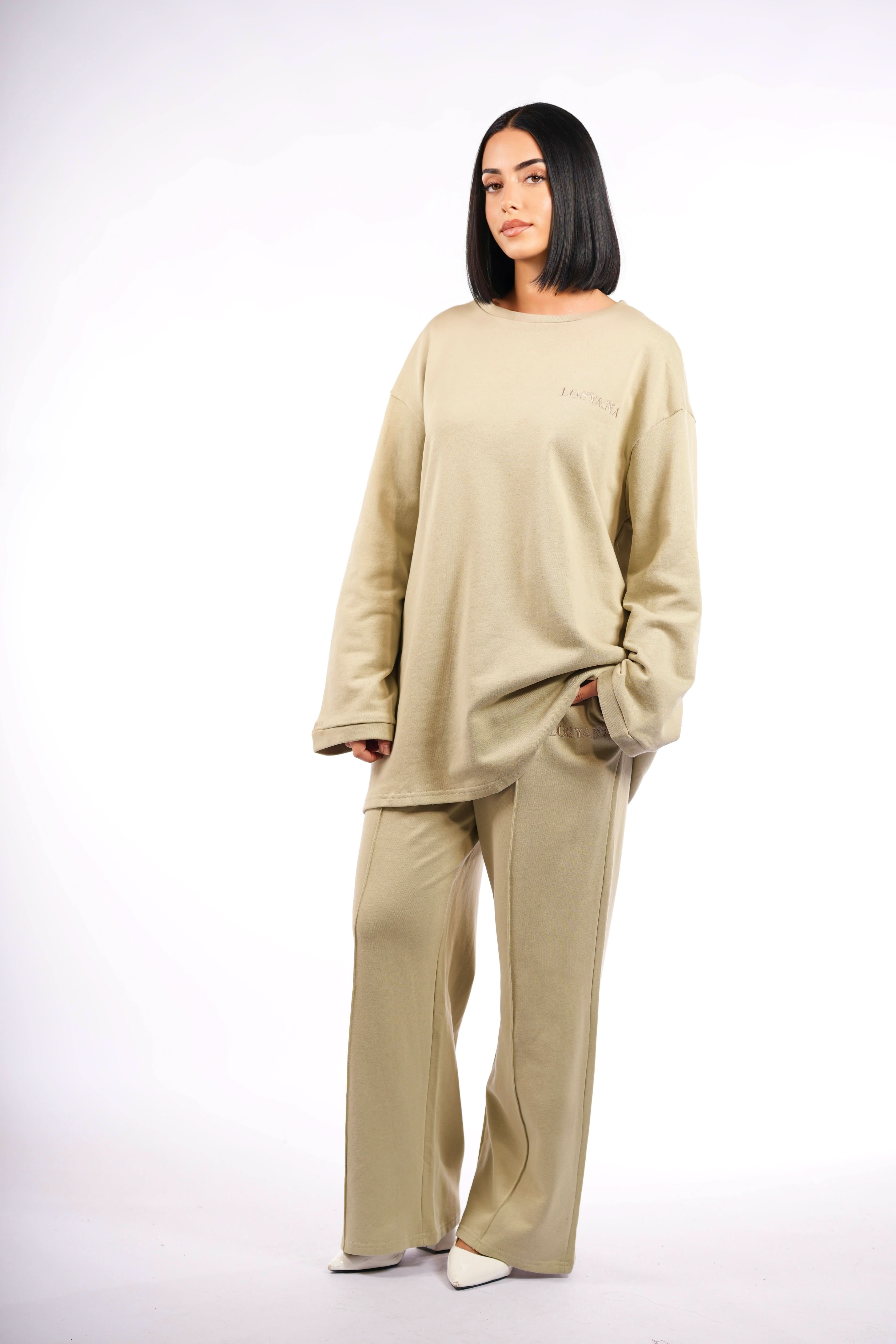 Lounge and Gym set - pistachio - Losyana.Shop