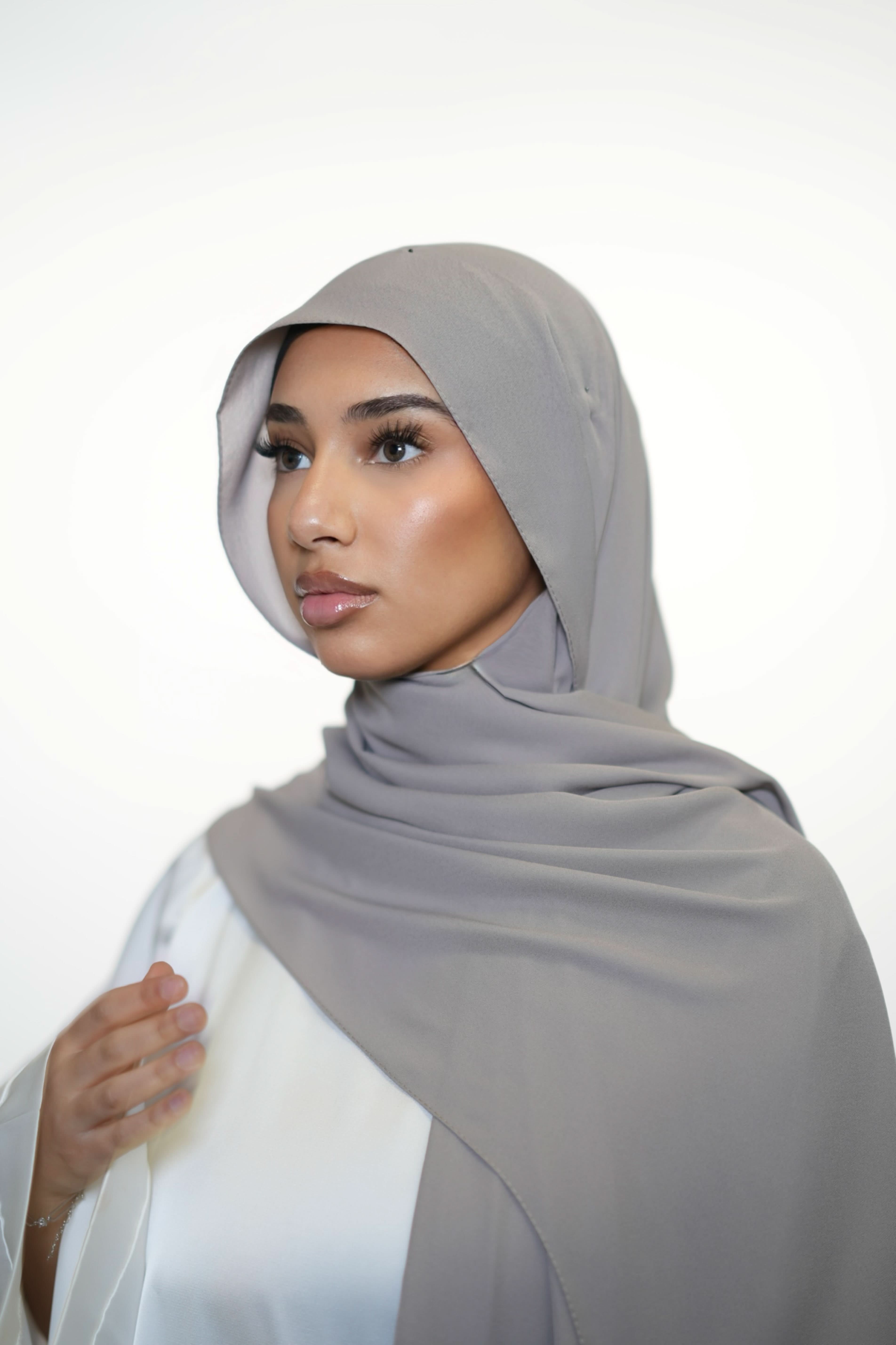 Crepe - light grey - Losyana.Shop