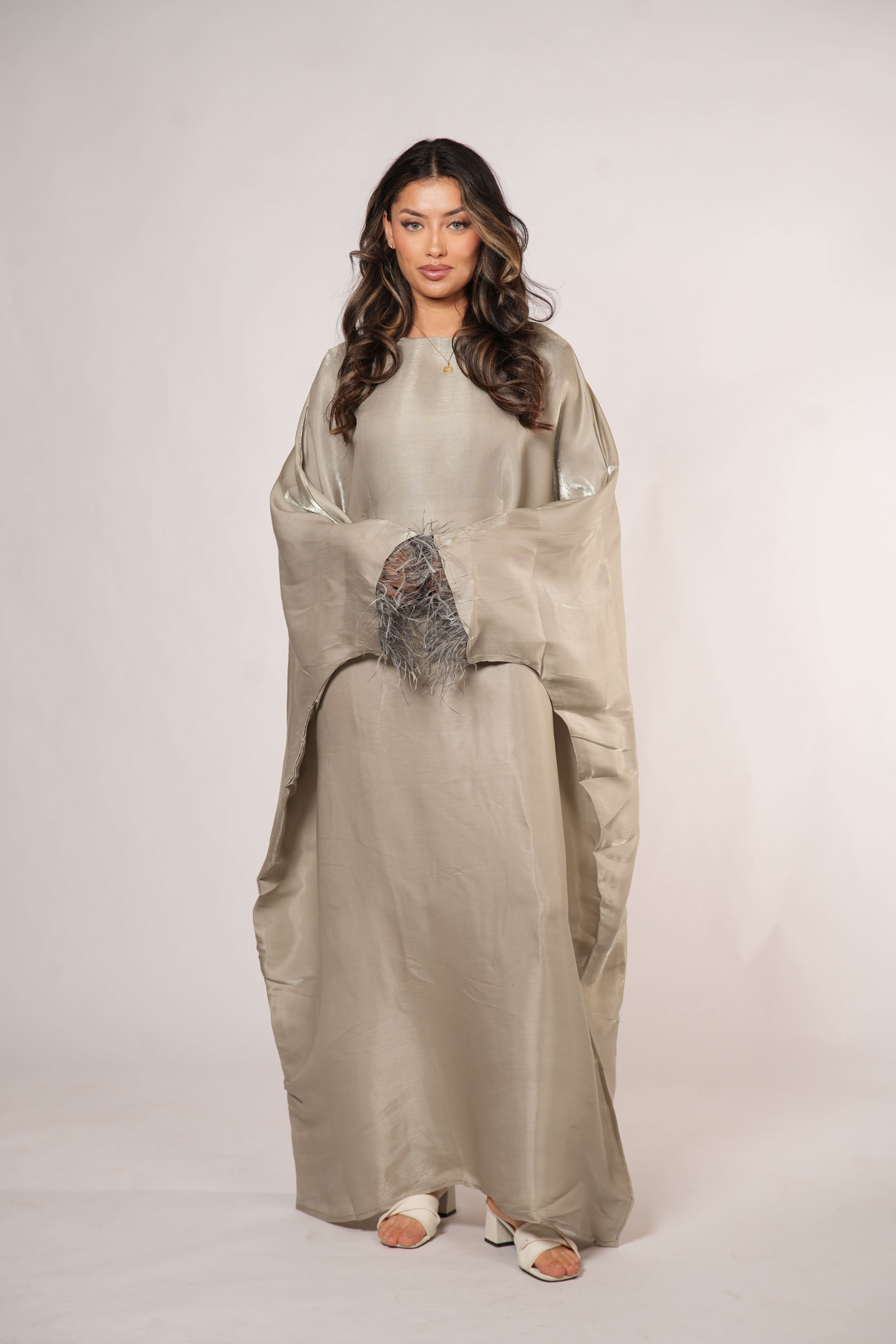 Farasha abaya - pistachio - Losyana.Shop