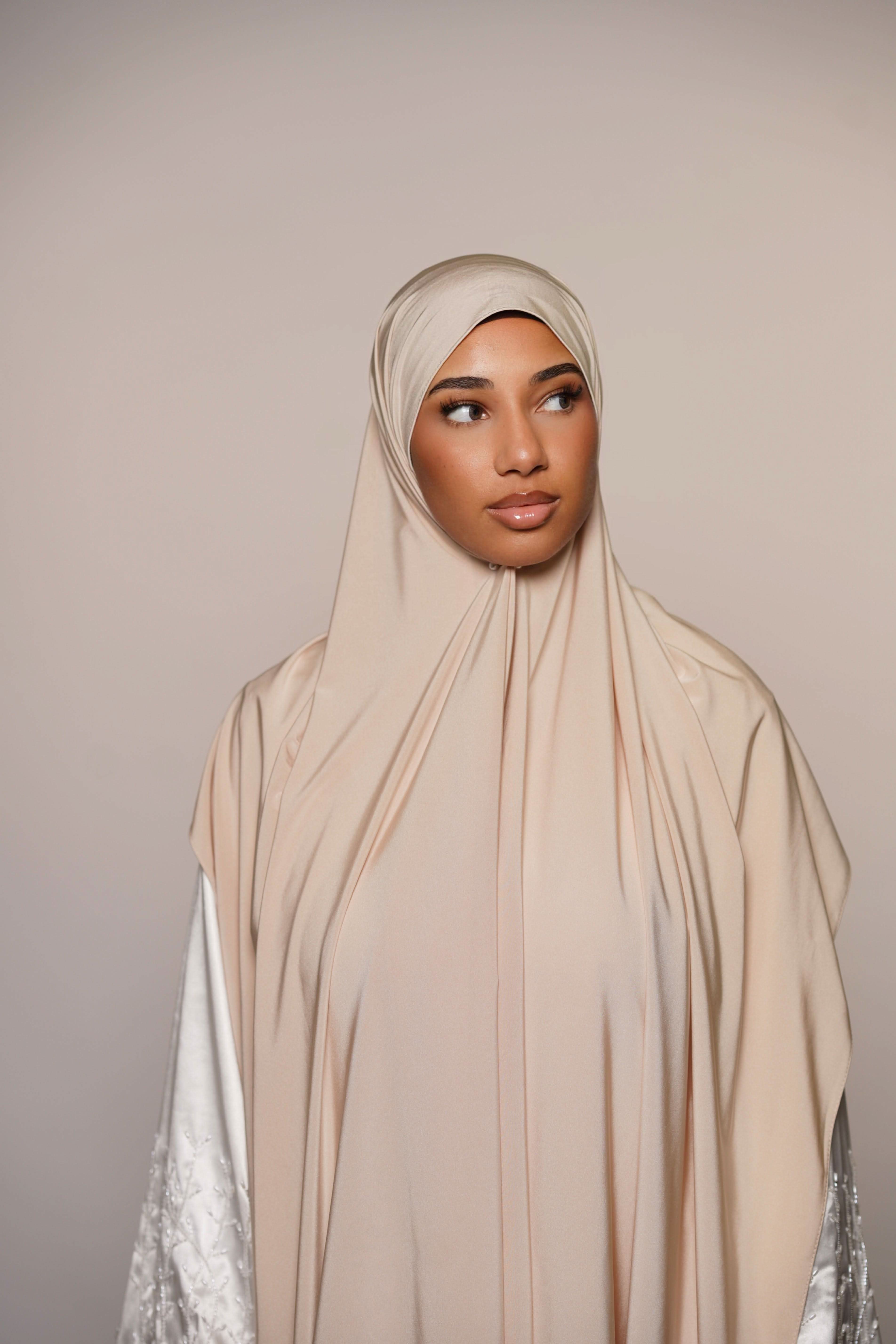 Satin Premium Jersey - ivory - Losyana.Shop