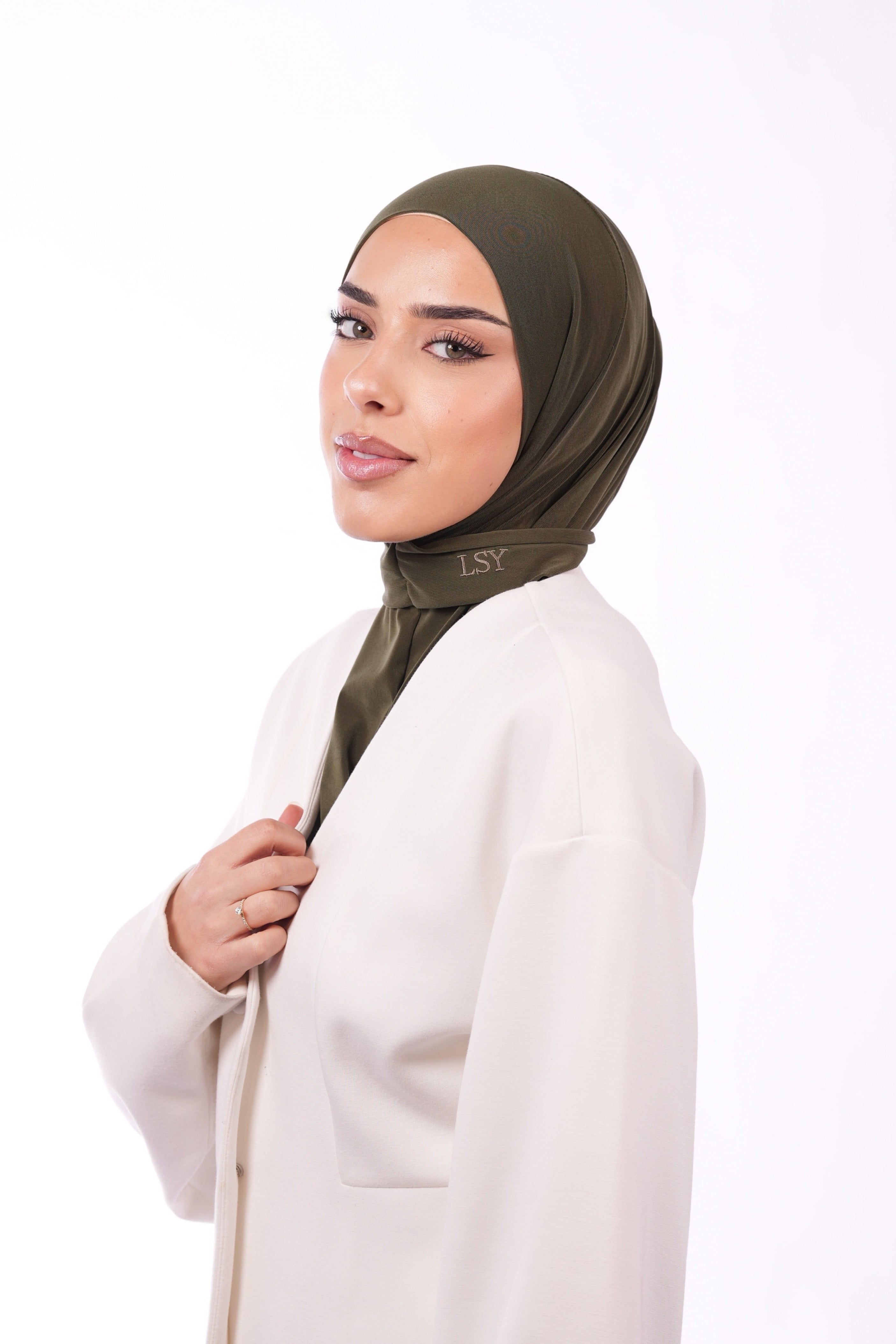 Instant Hijab - army green
