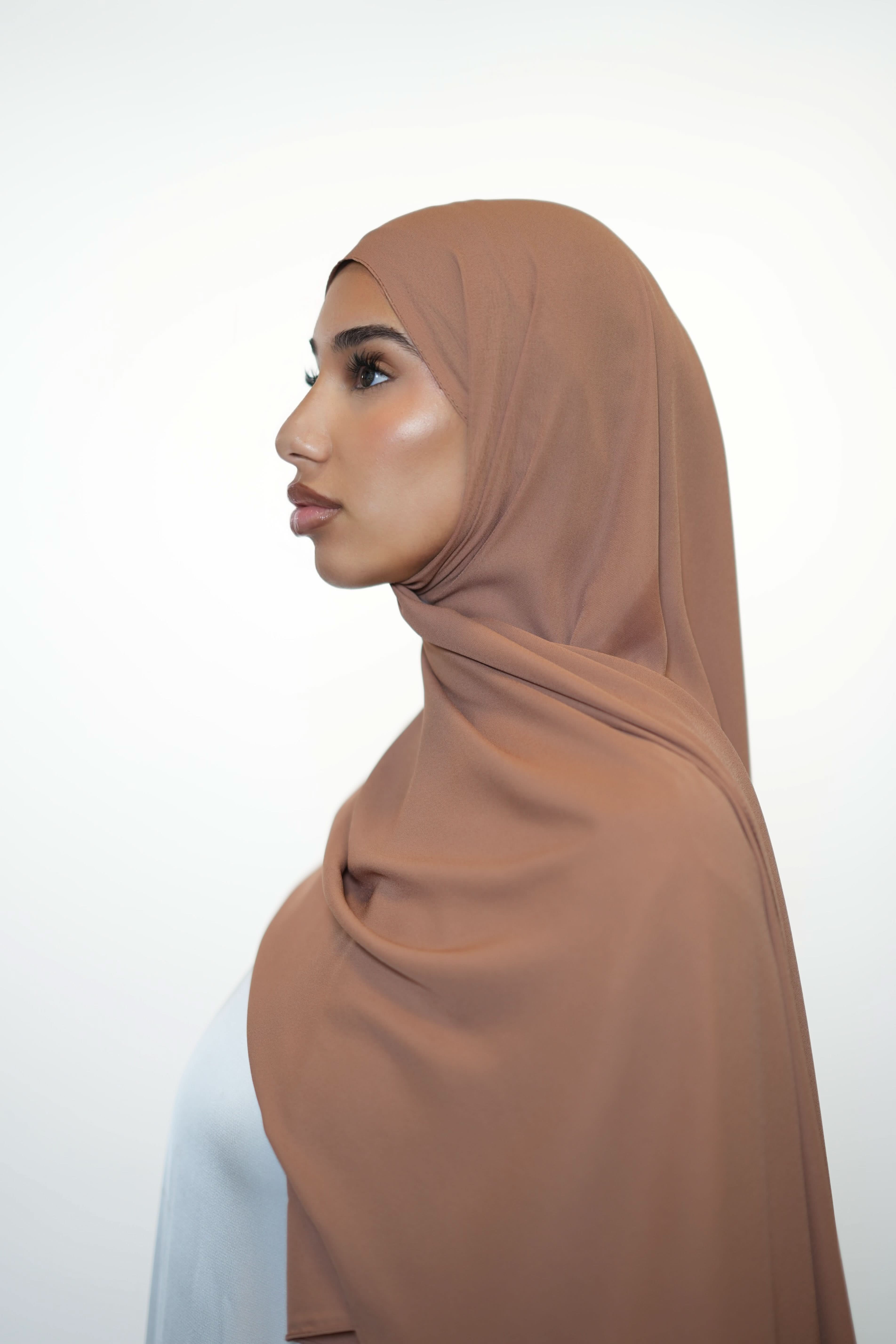 Crepe - dark peach - Losyana.Shop