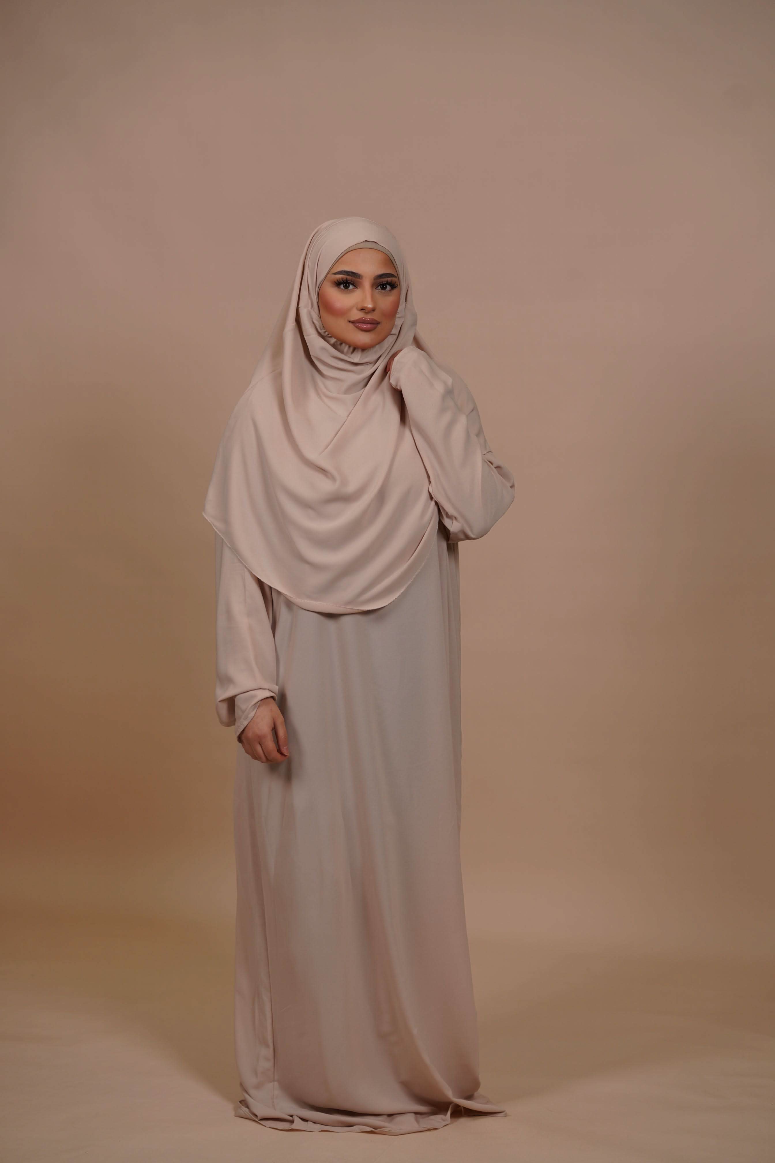 Gebetskleidung Medina Seide - Beige - Losyana.Shop