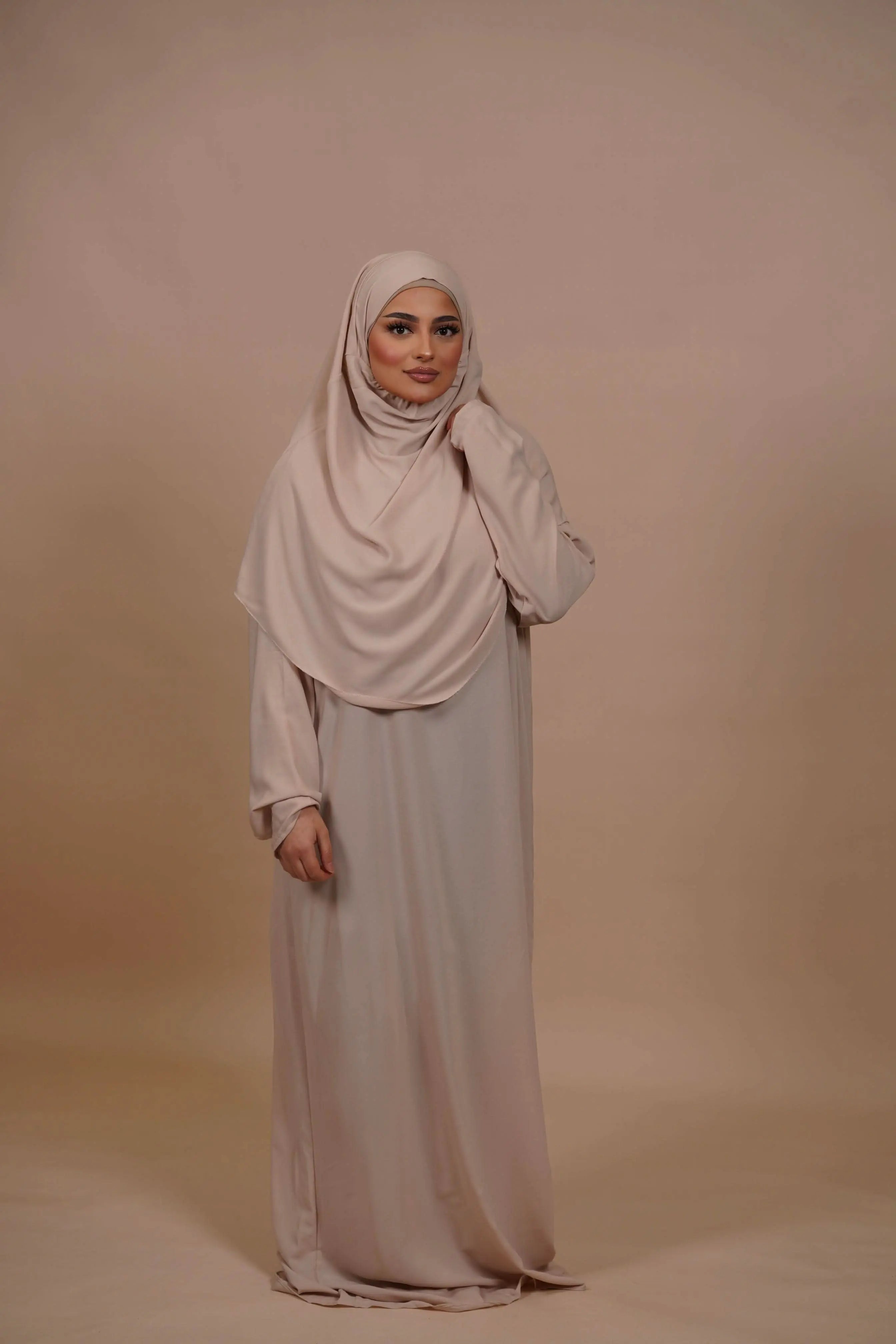 Gebetskleidung Medina Seide - Beige - Losyana.Shop