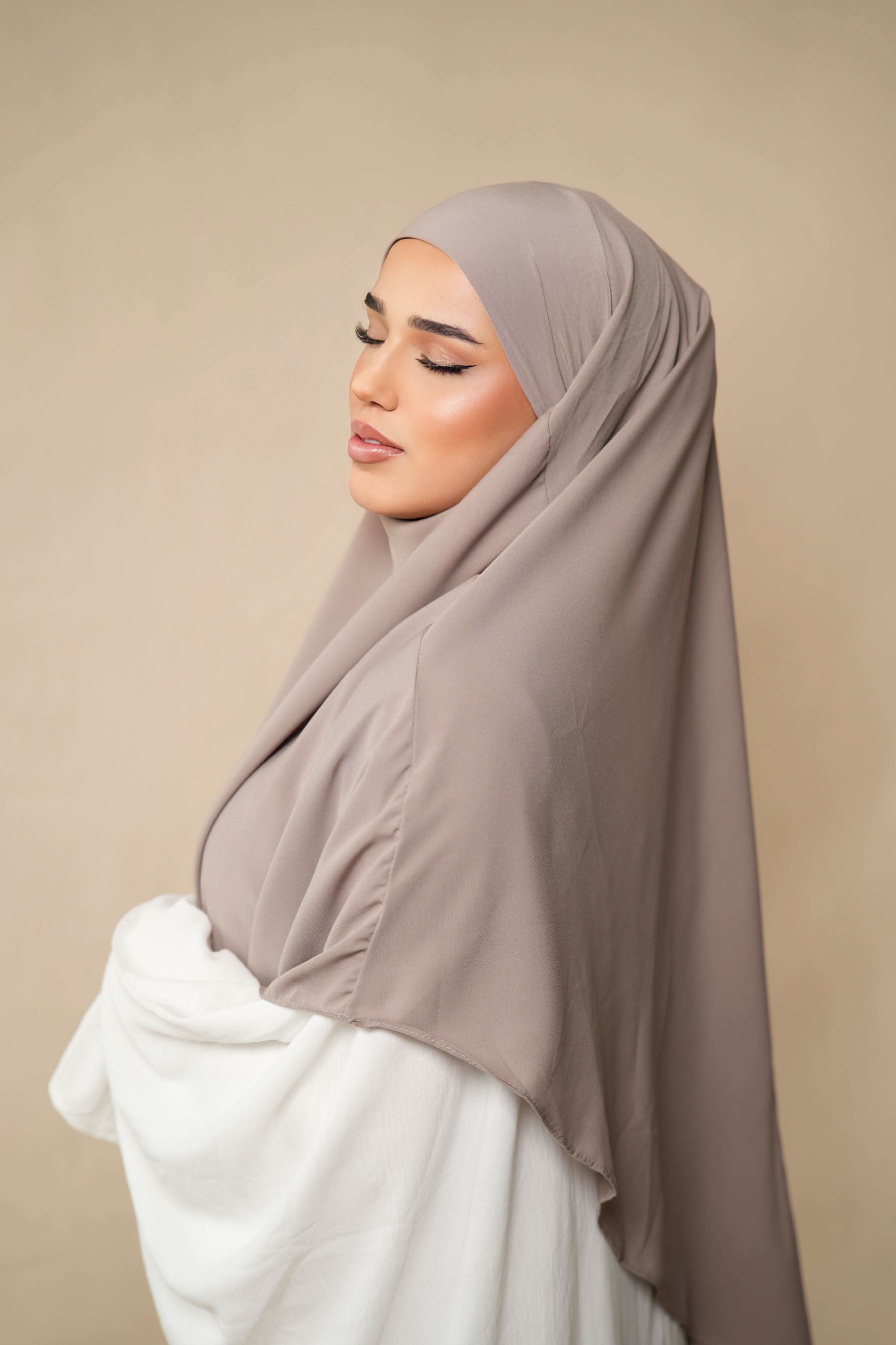 Short Khimar - Mocca Brown - Losyana.Shop