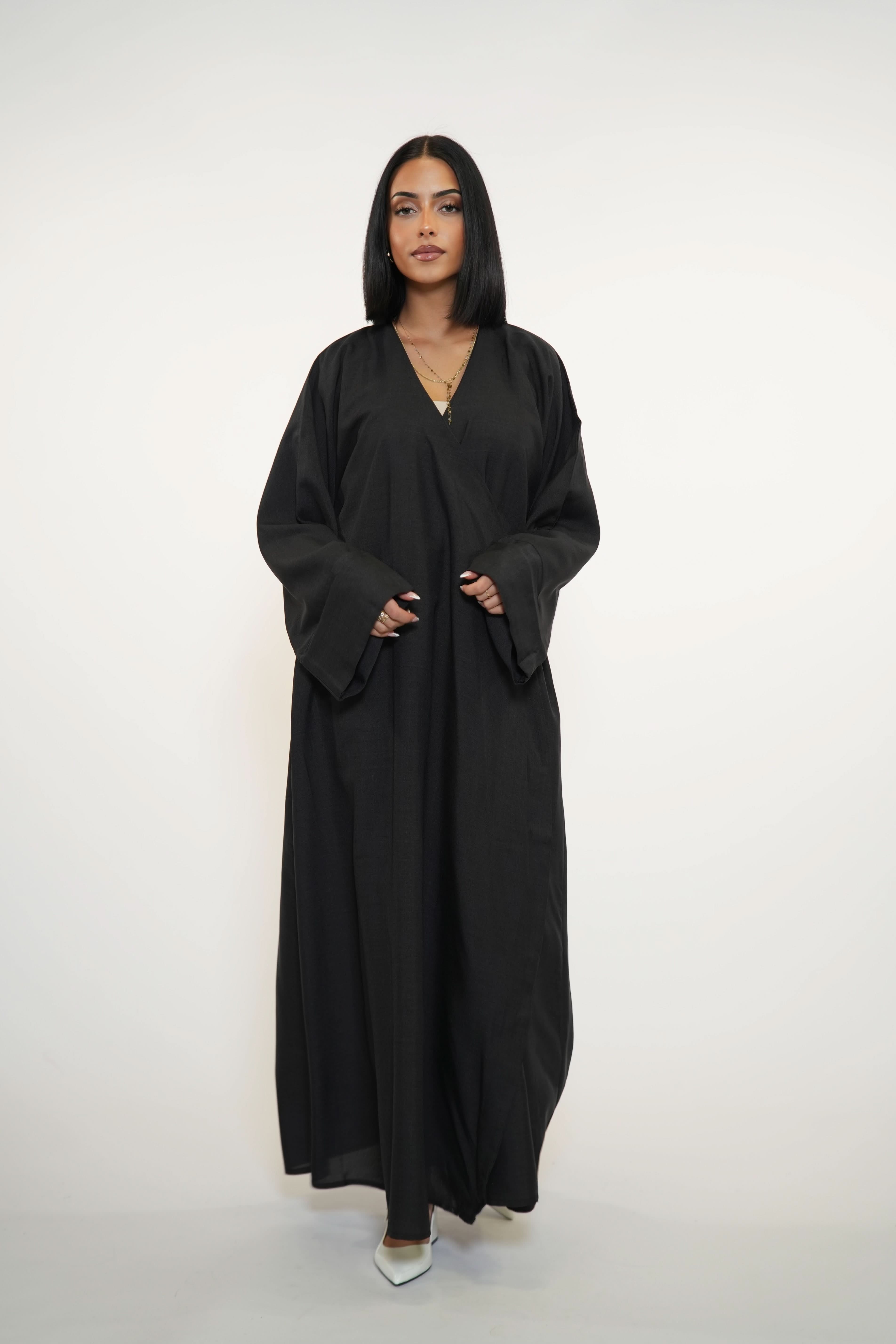 WICKEL ABAYA - BLACK - Losyana.Shop