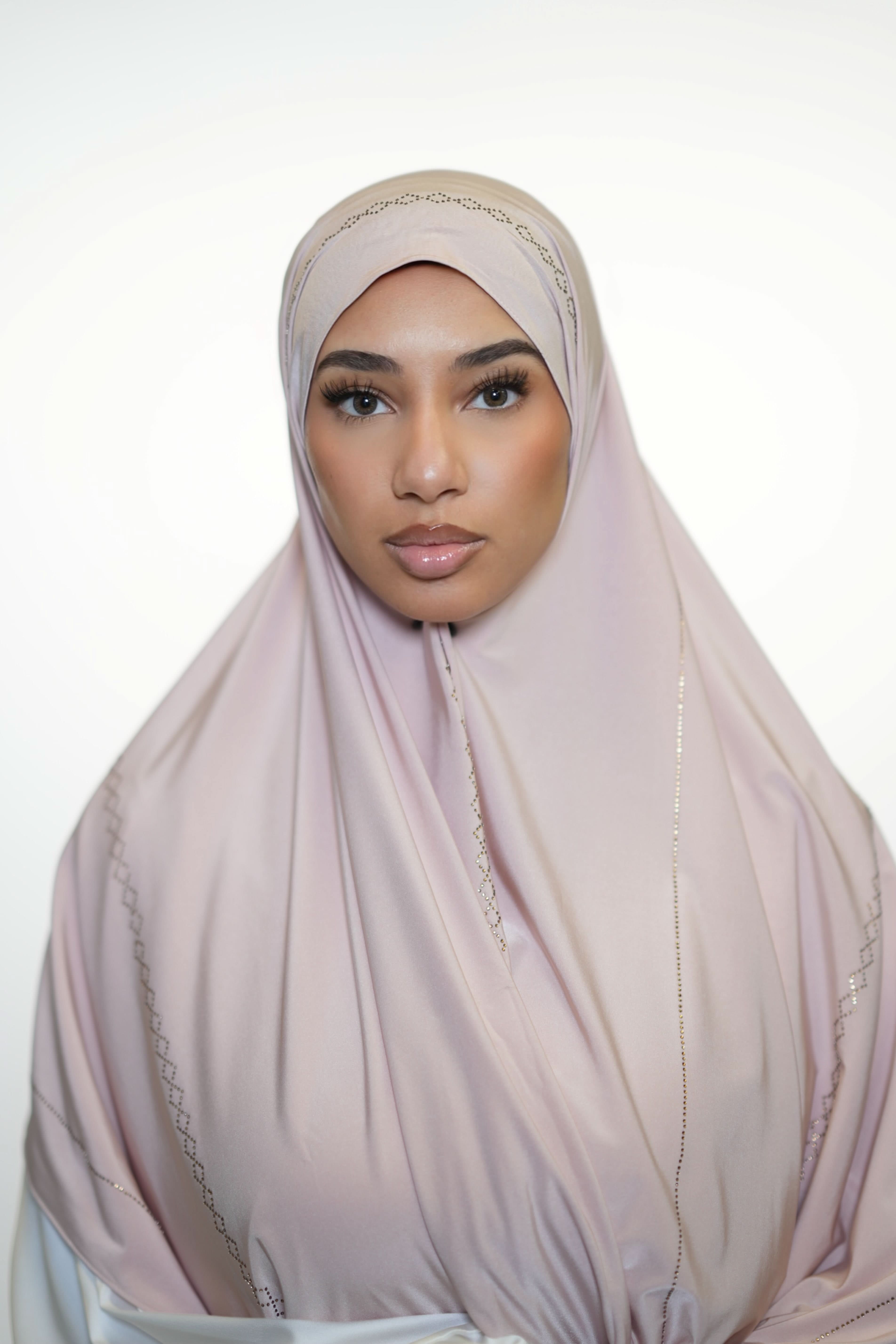 Diamond Satin premium Jersey - light rose - Losyana.Shop