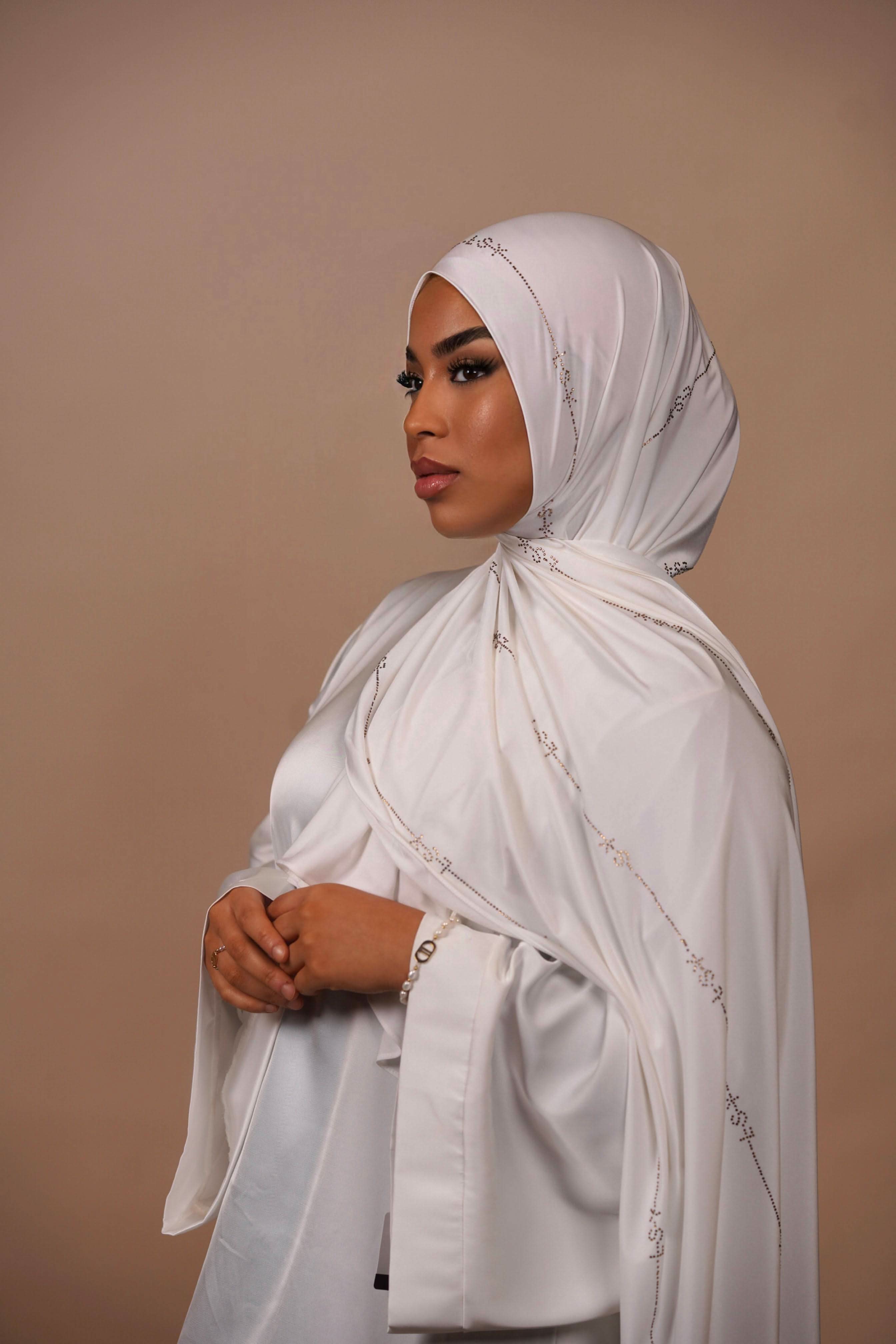 LSY Satin Premium Jersey - white - Losyana.Shop