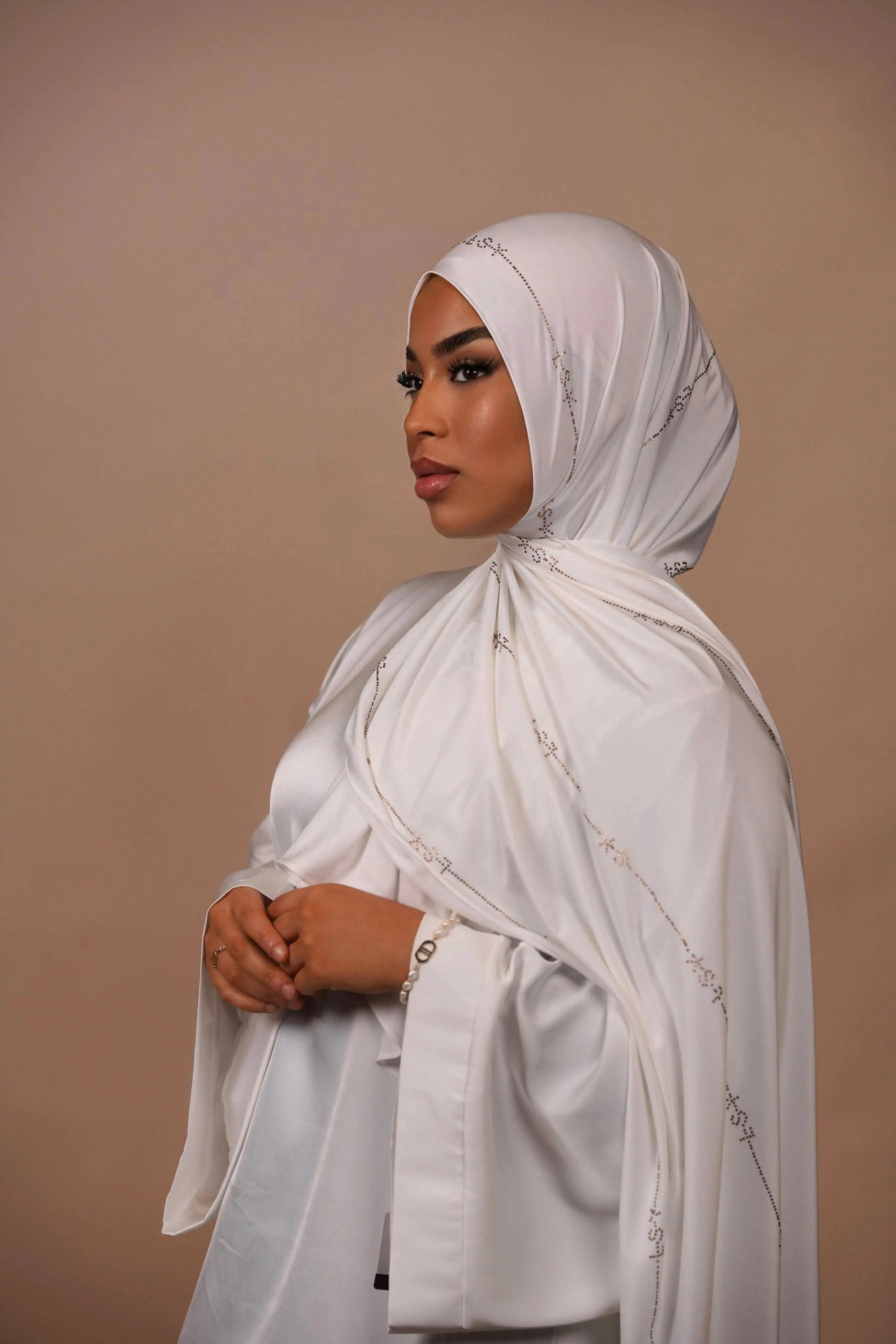 LSY Satin Premium Jersey - white - Losyana.Shop