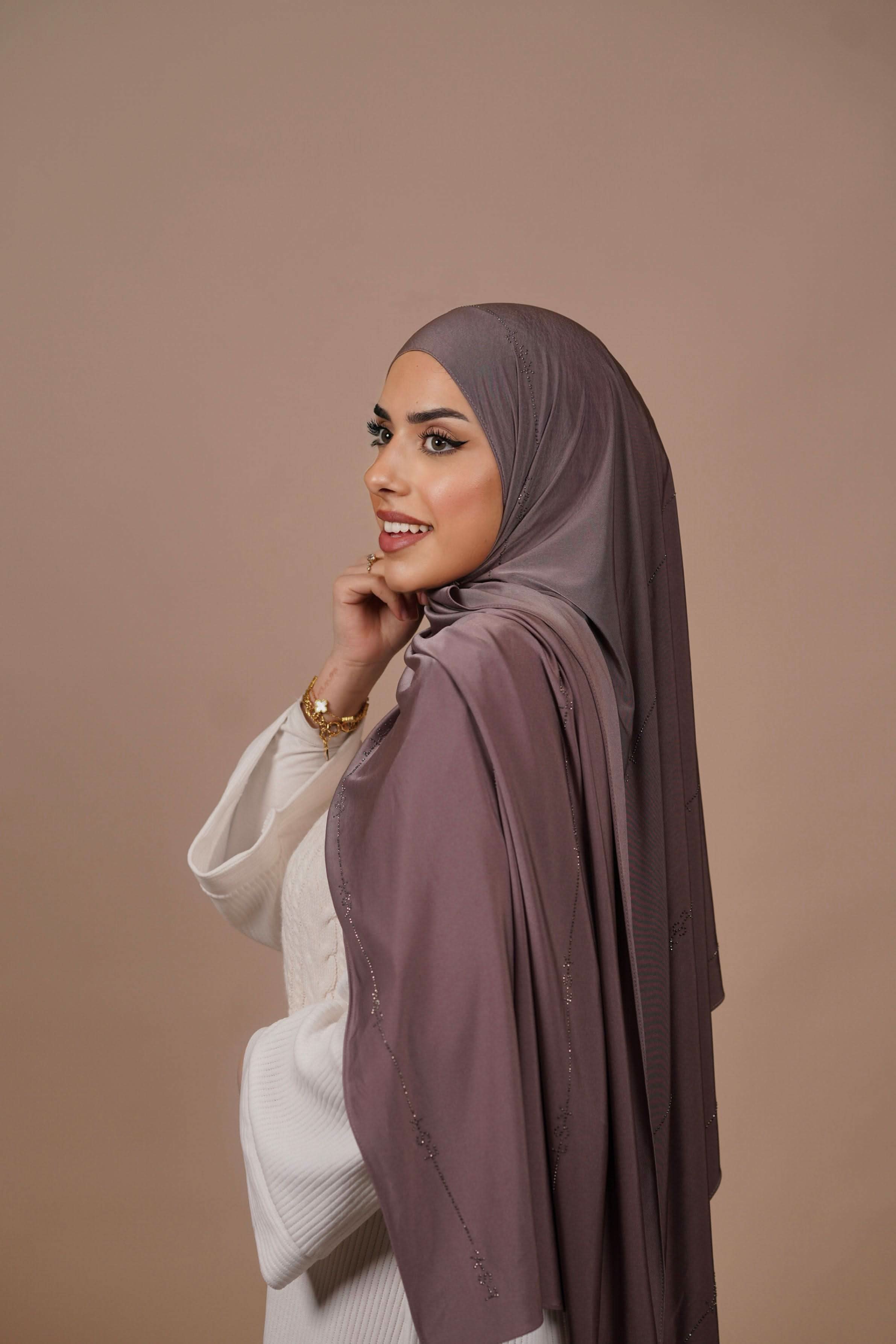 LSY Satin Premium Jersey - cacao - Losyana.Shop