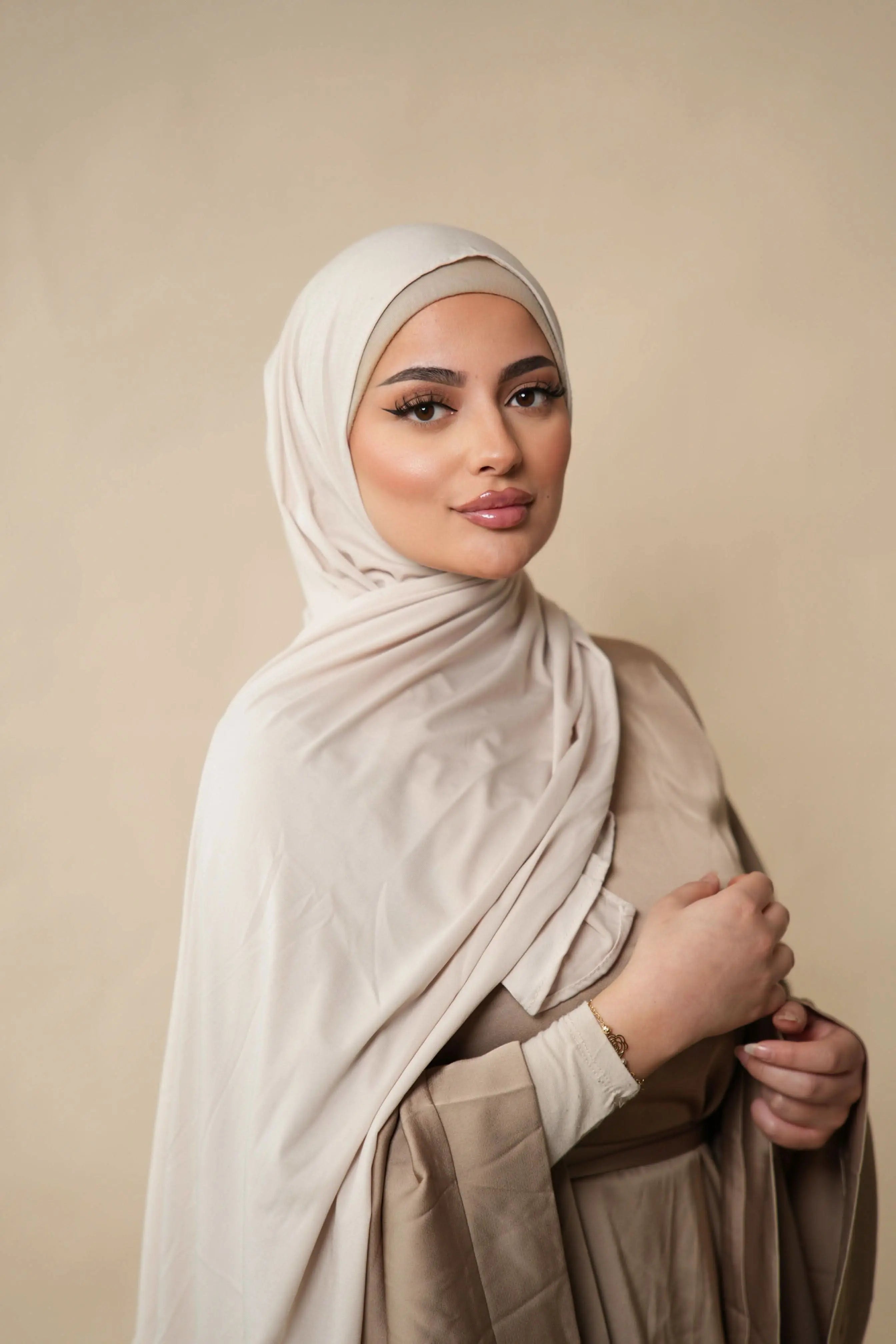 Premium Jersey to go - light beige - Losyana.Shop