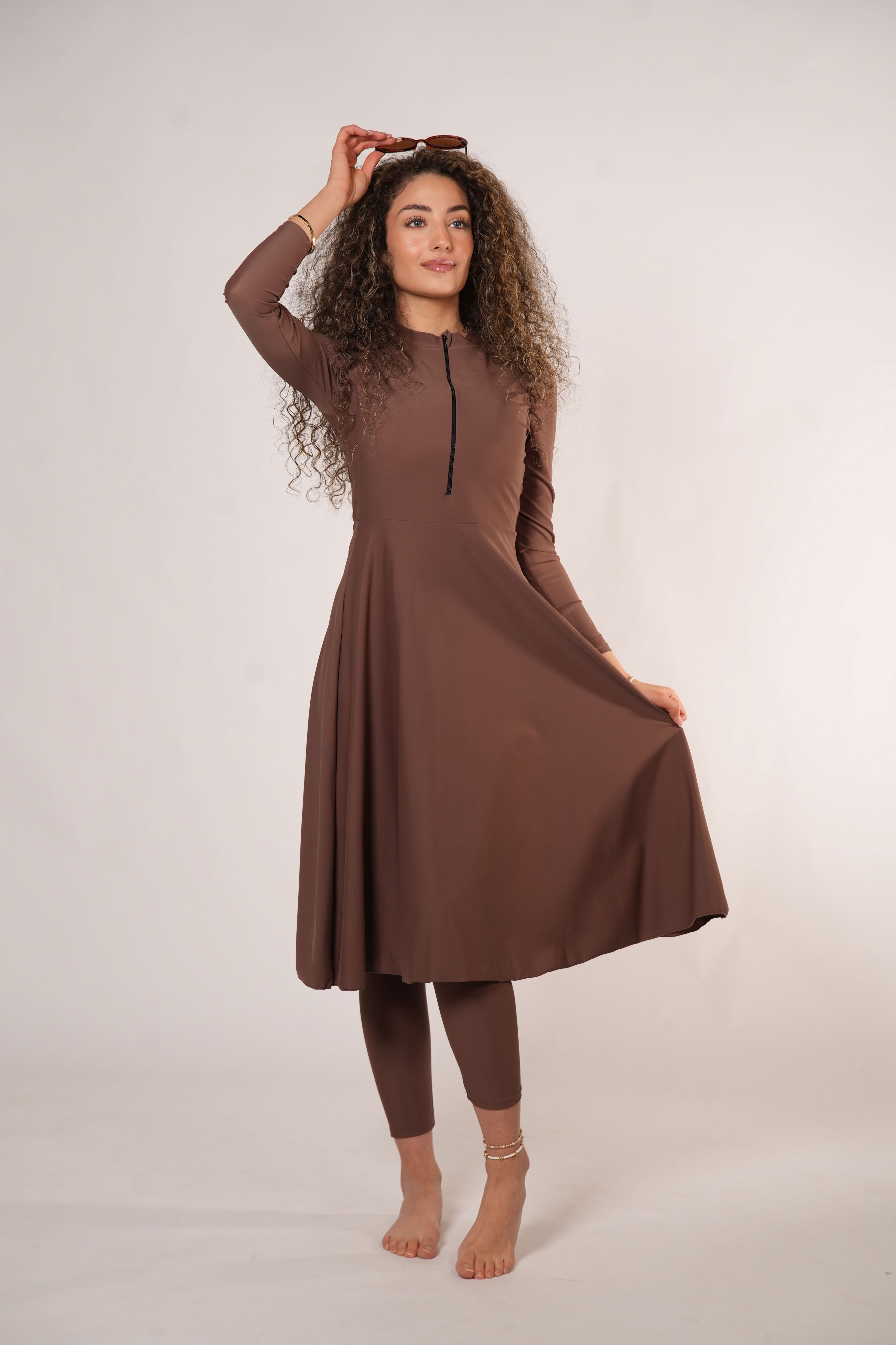 AZZURRA SET - BROWN - Losyana.Shop