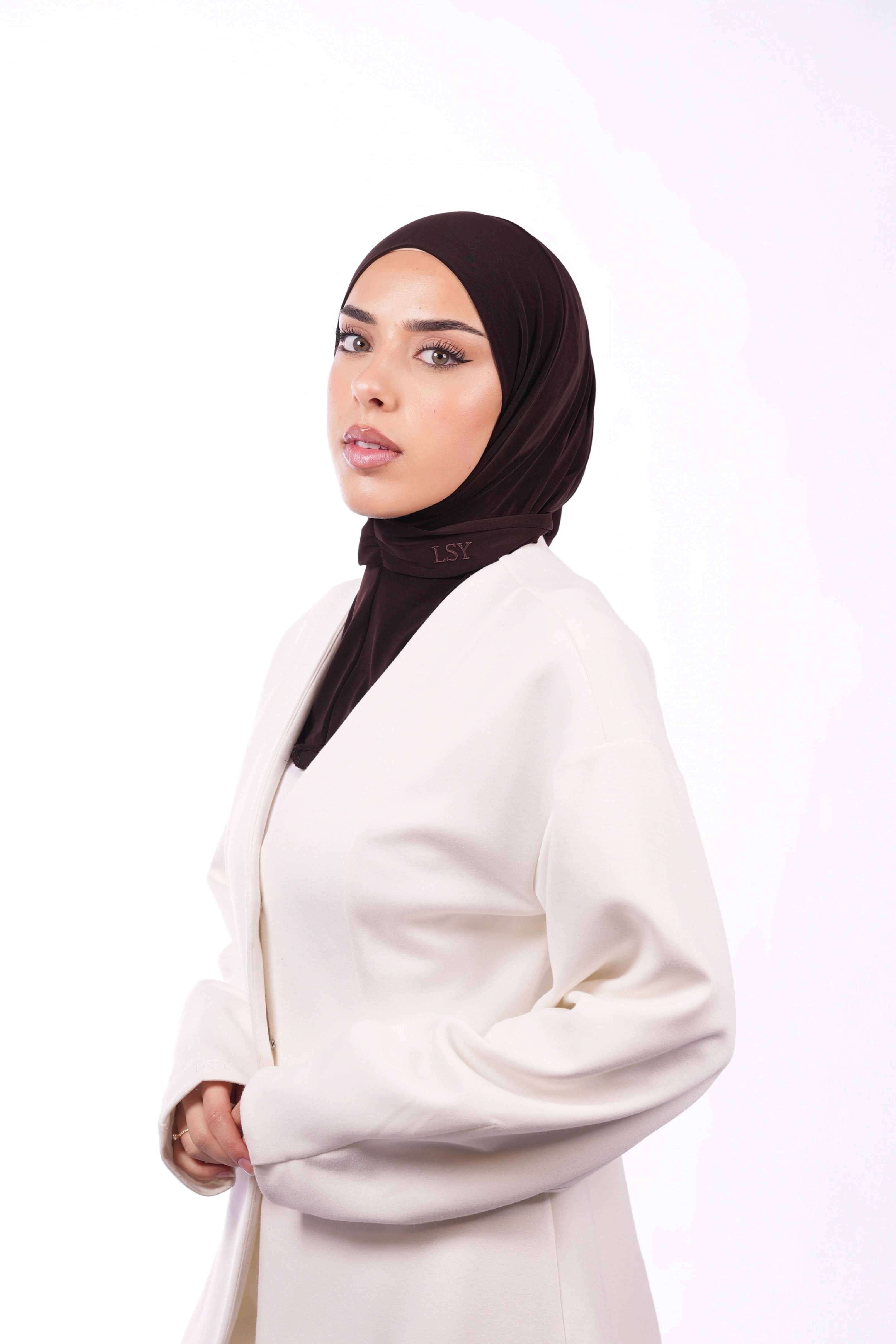 Instant Hijab - espresso - Losyana.Shop