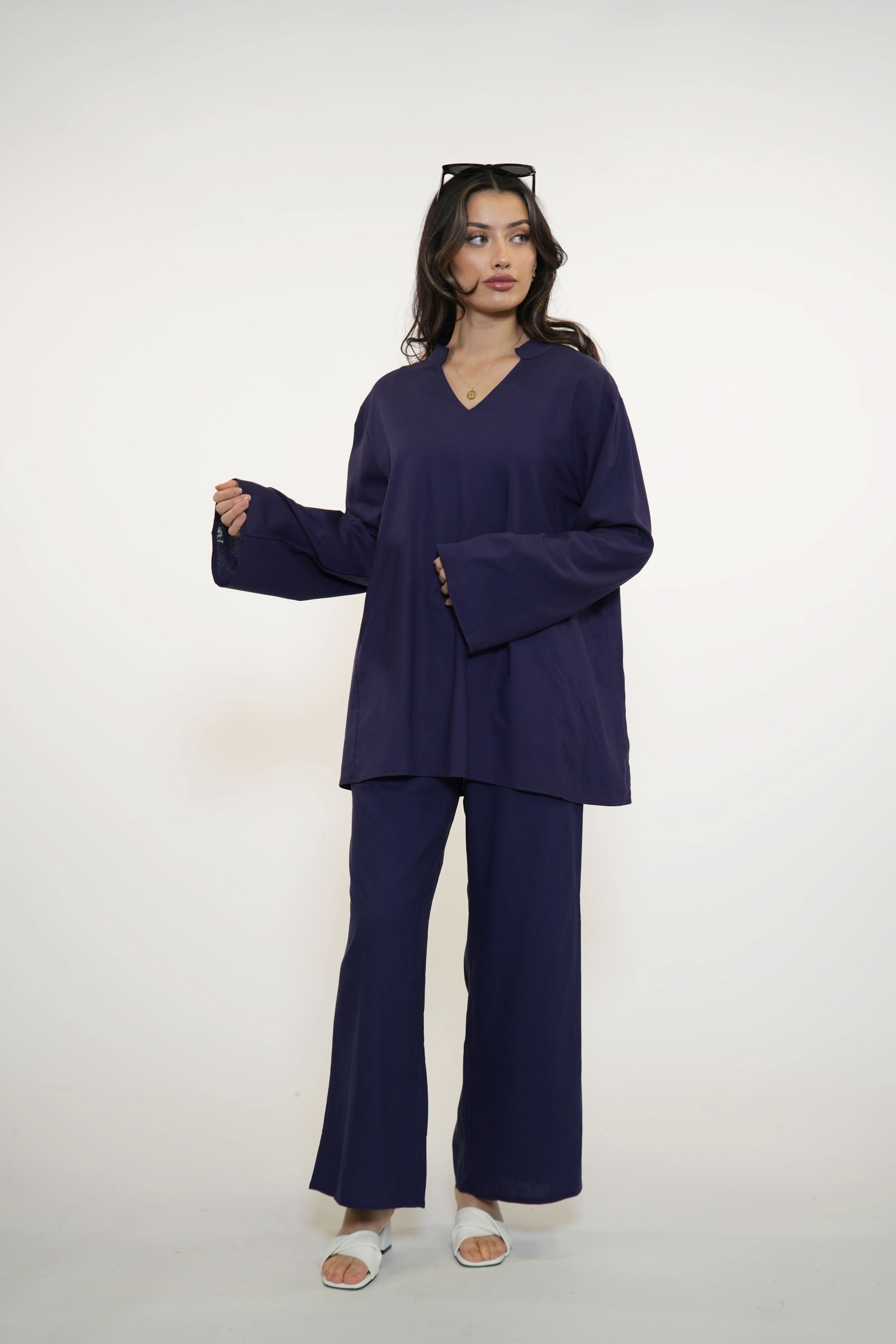 SICILIAN BREEZE SET - NAVY - Losyana.Shop